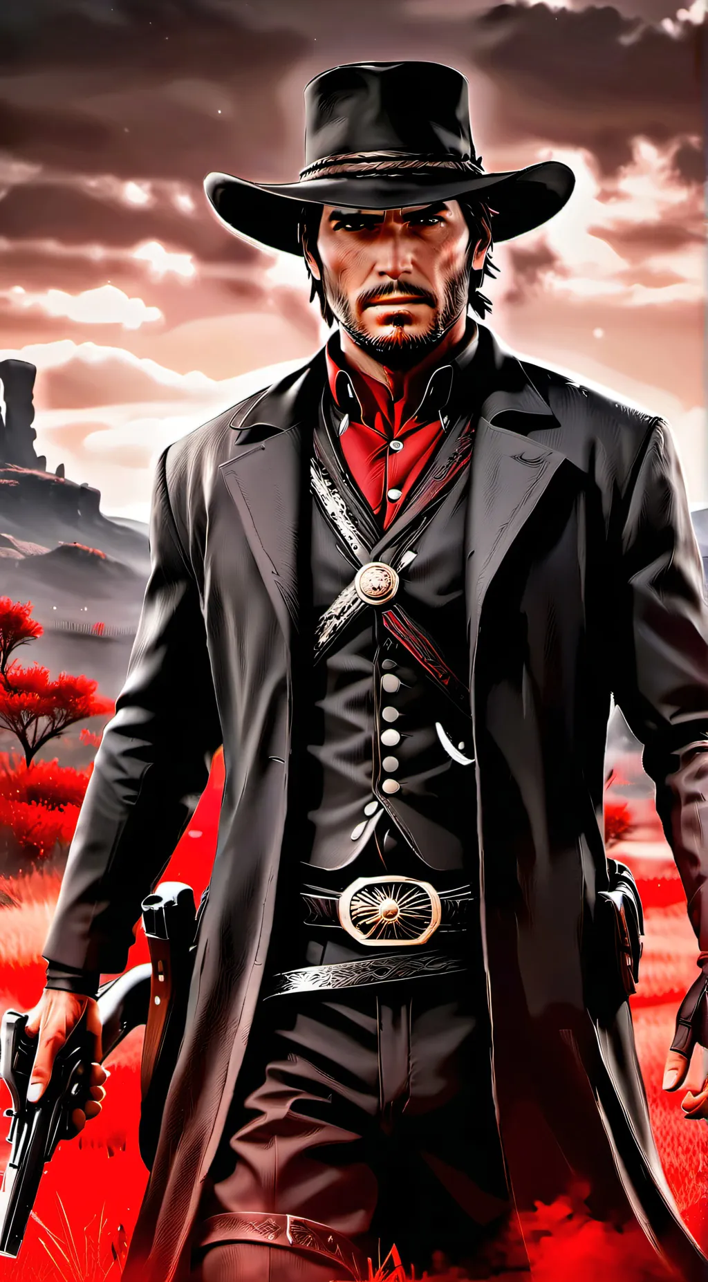 ai character: Arthur Morgan background
