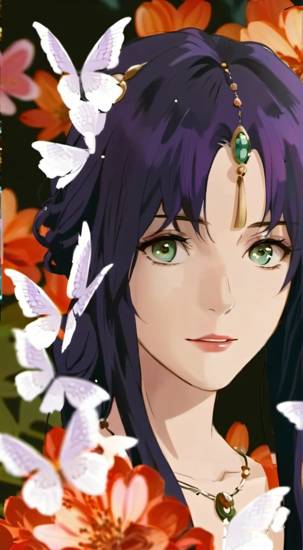 ai character: Brooke meme background