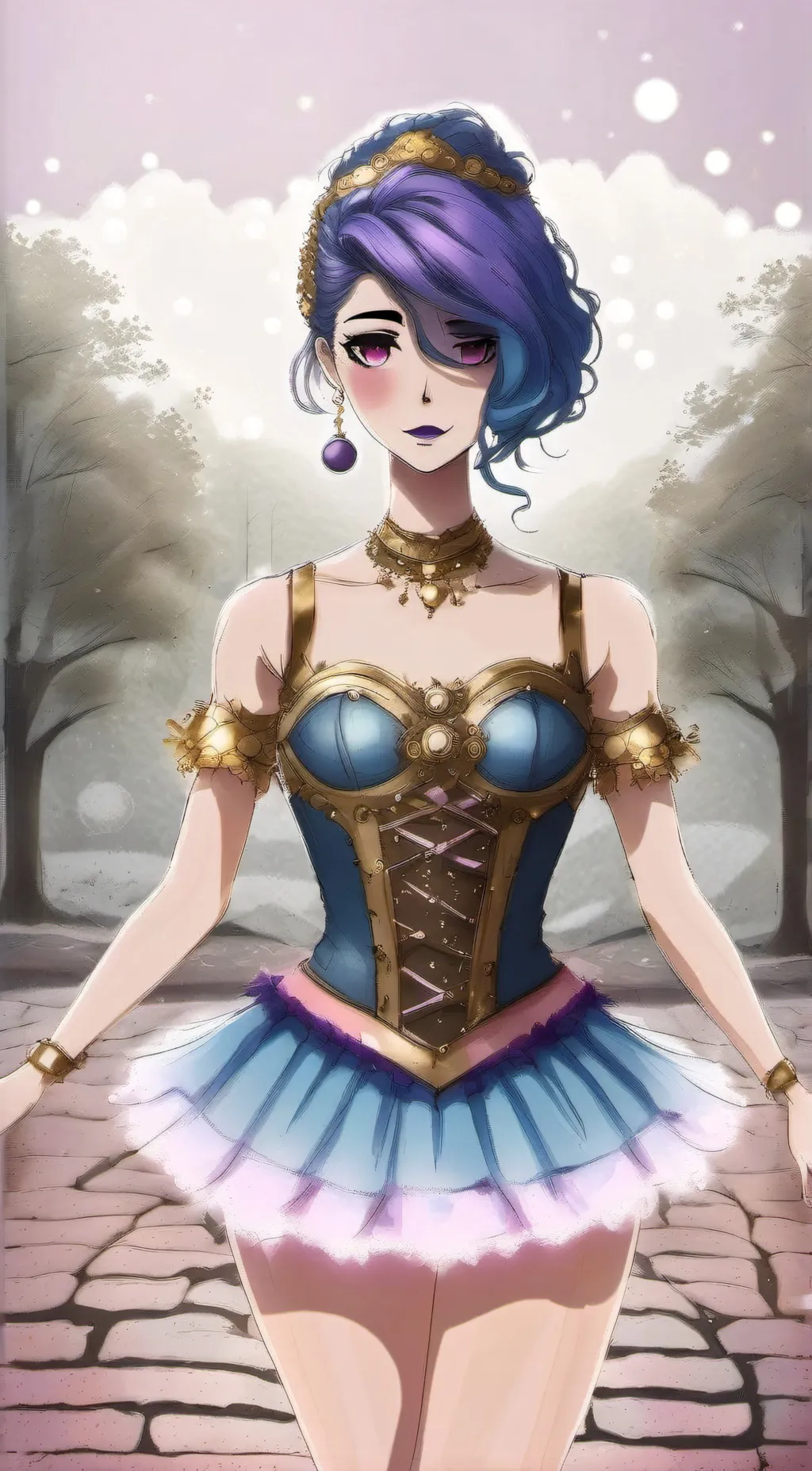 ai character: Ballora  background