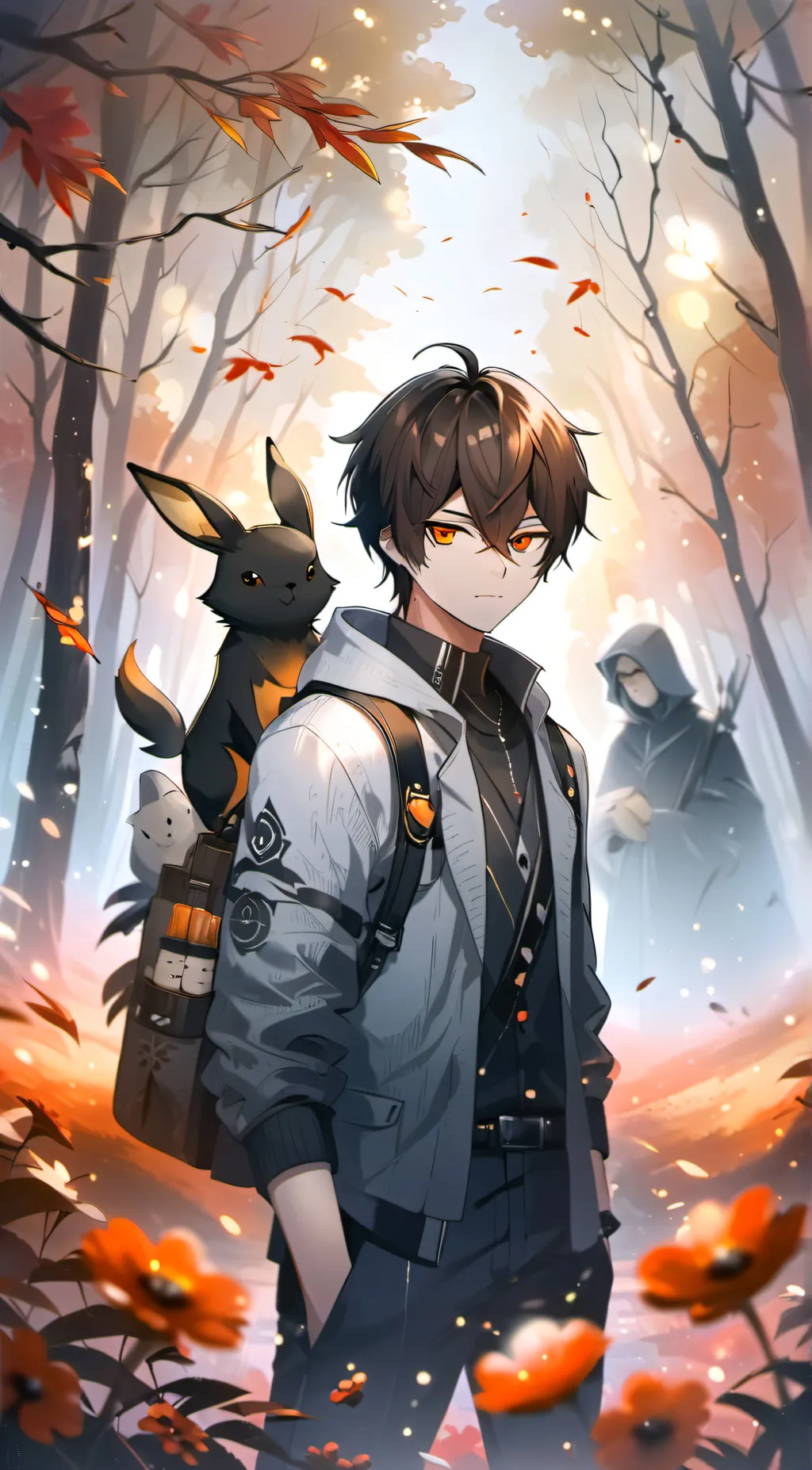 ai character: greenie background