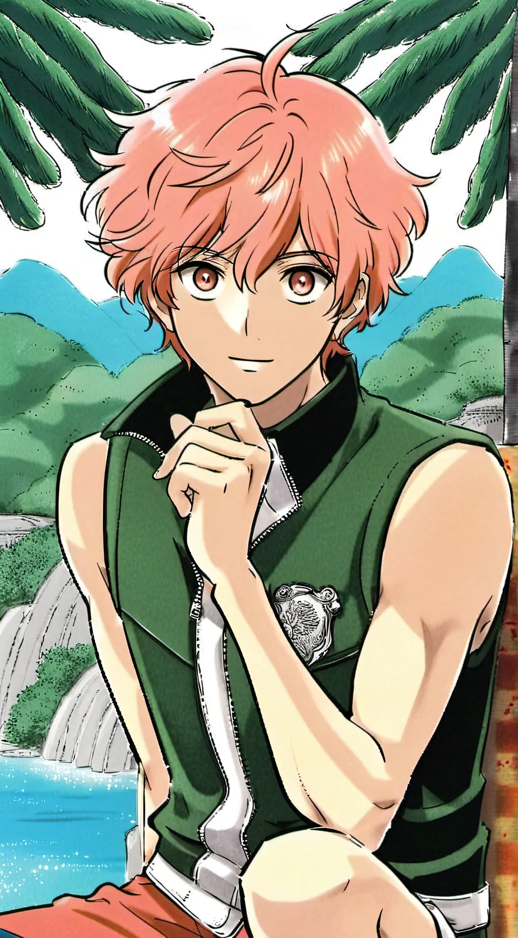 ai character: leo background