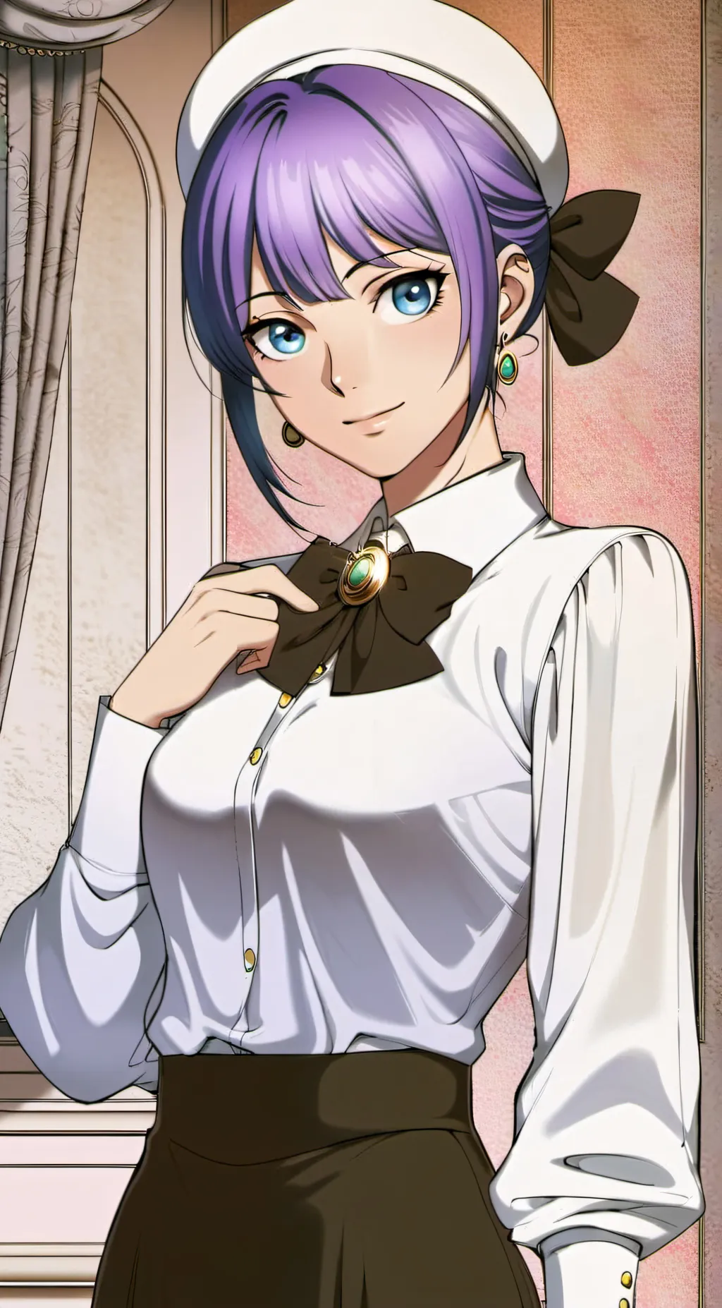 ai character: Carina  background