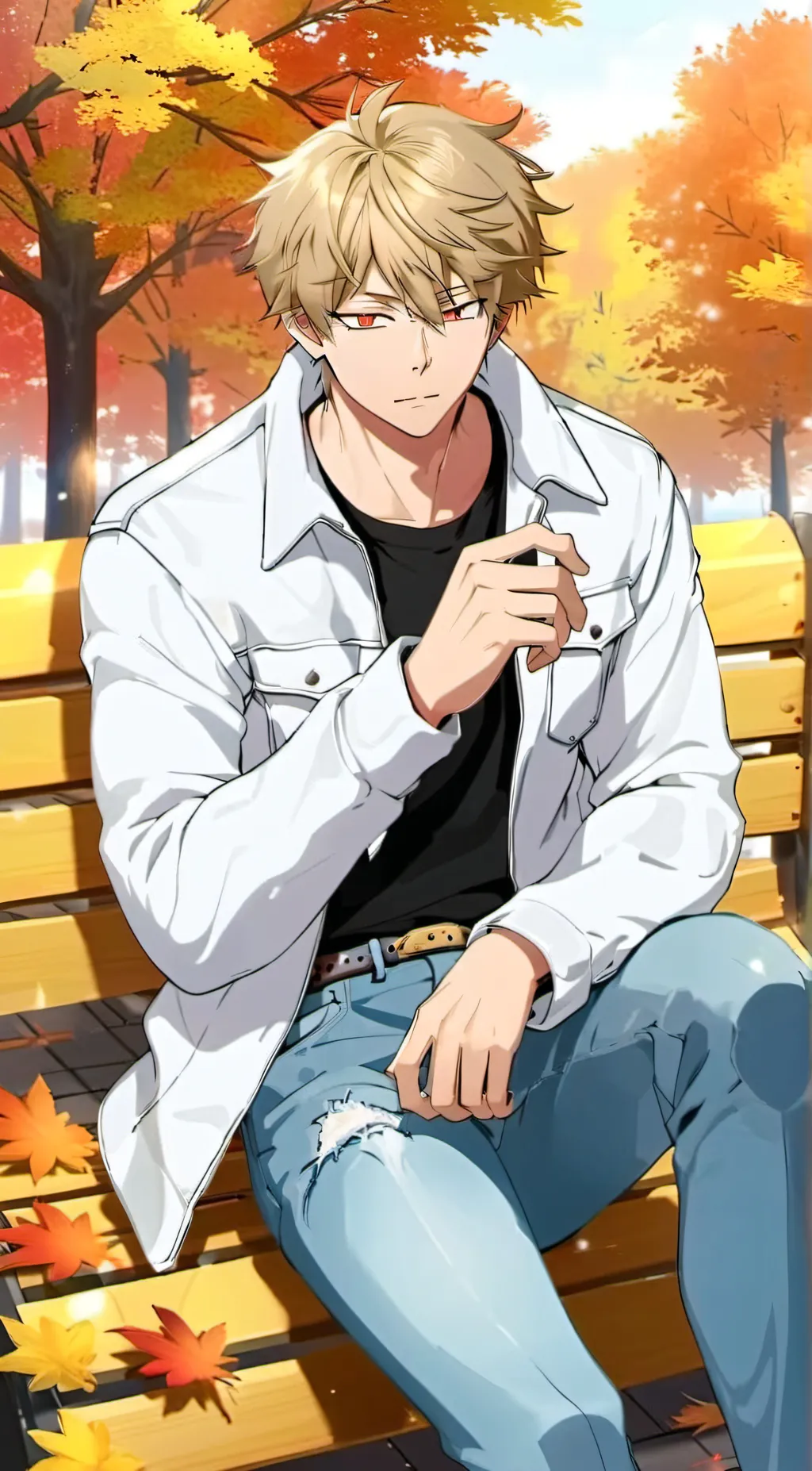 ai character: PH Katsuki Bakugo  background