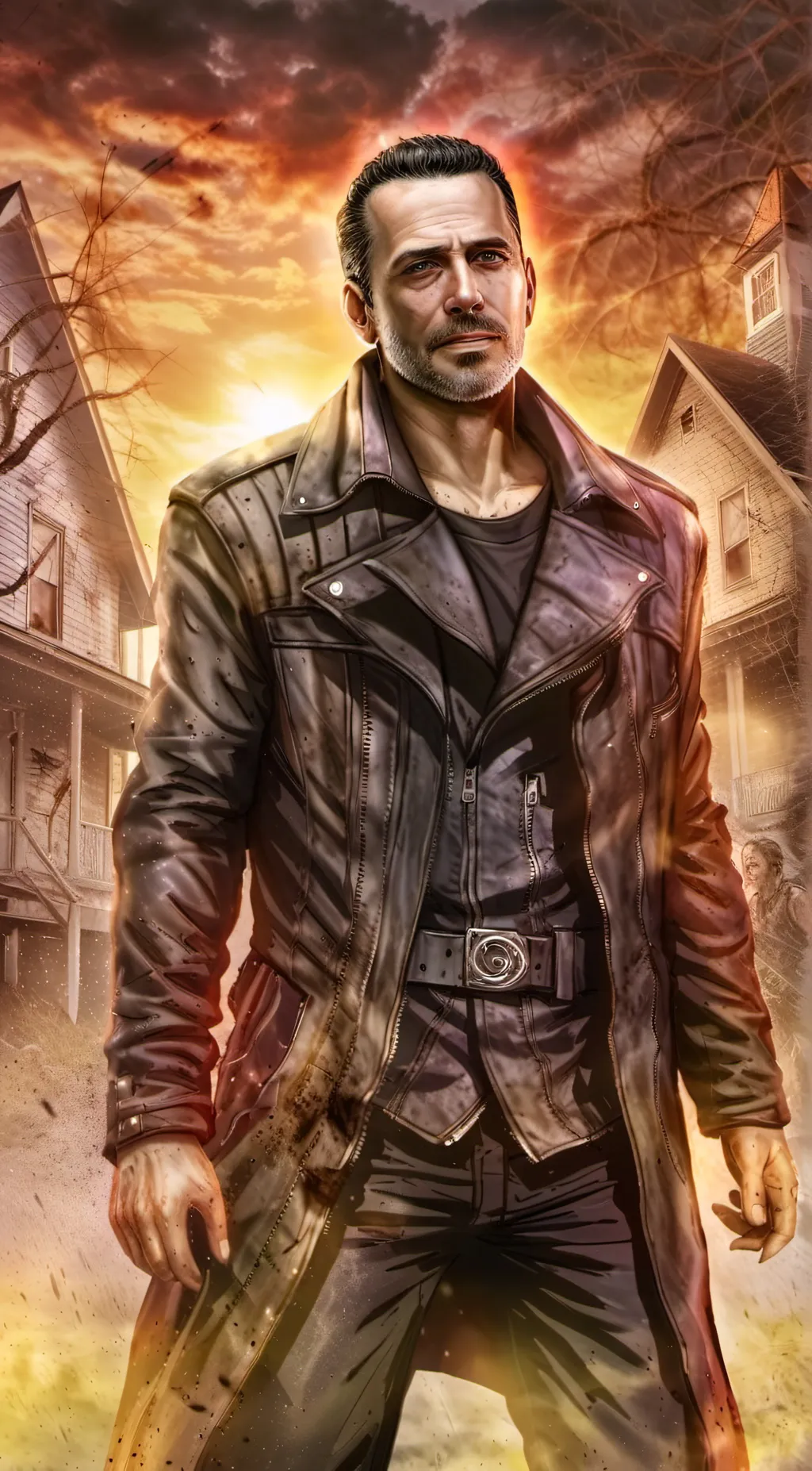 ai character: negan Smith background