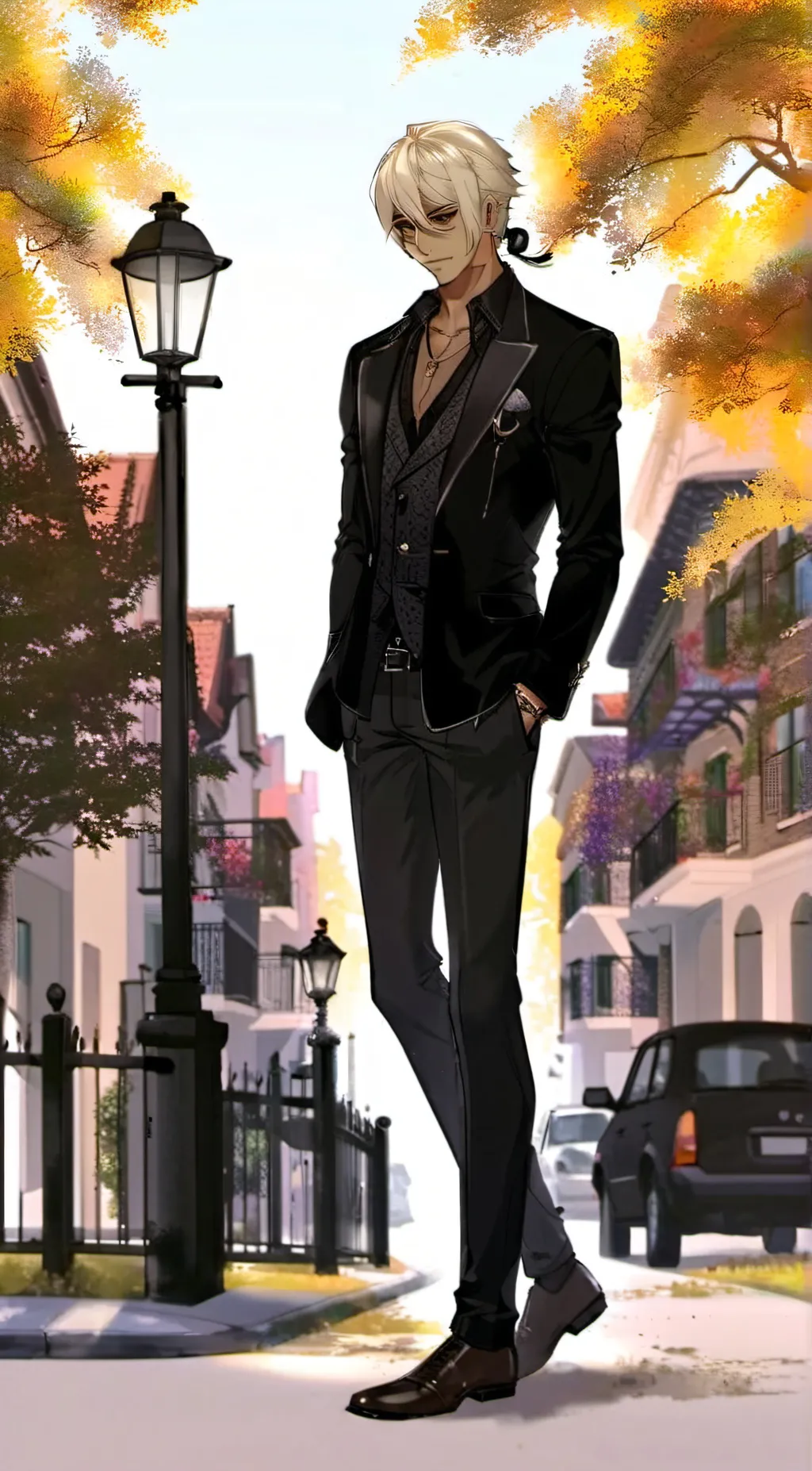 ai character: Klavier Gavin background