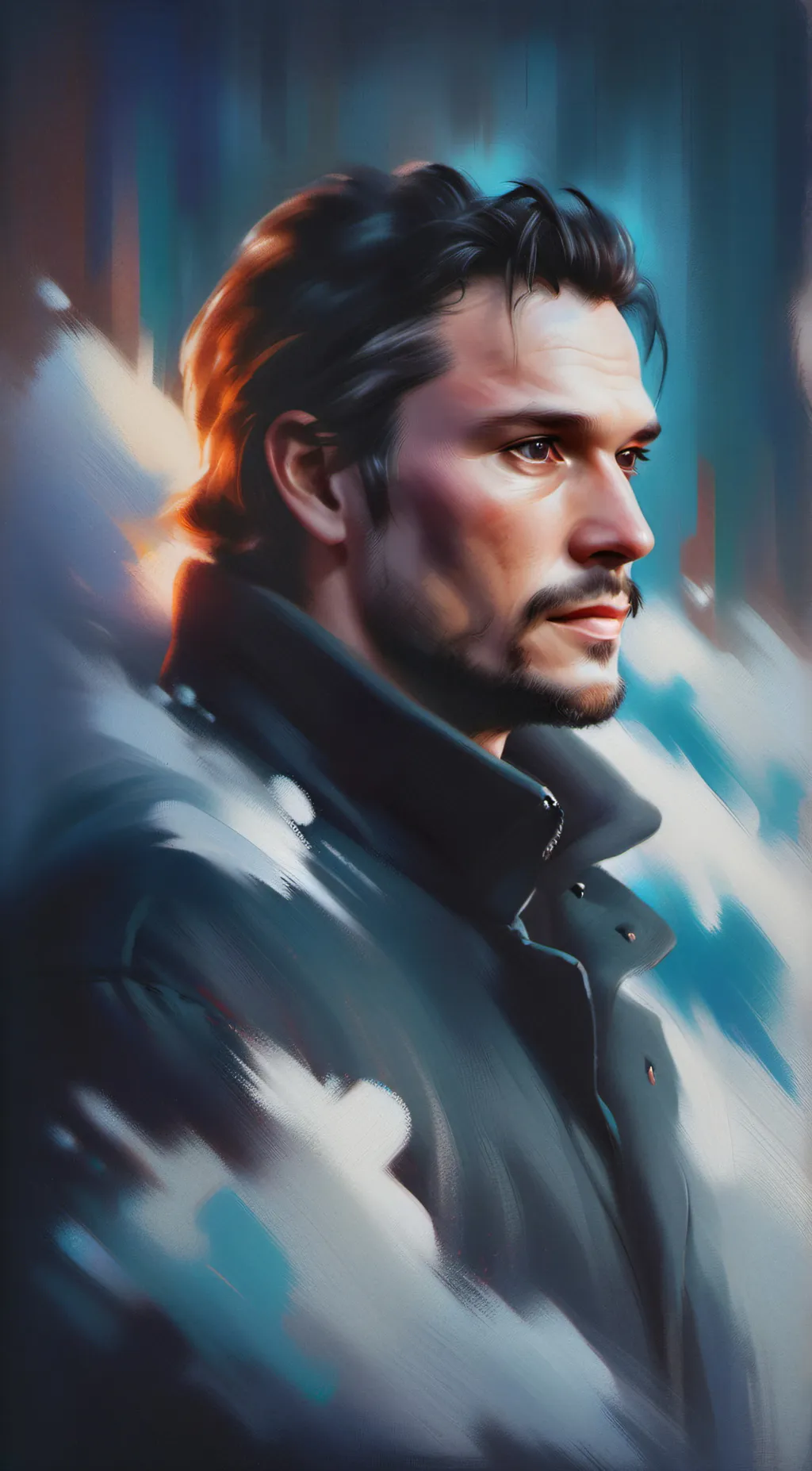 ai character: frostbite background