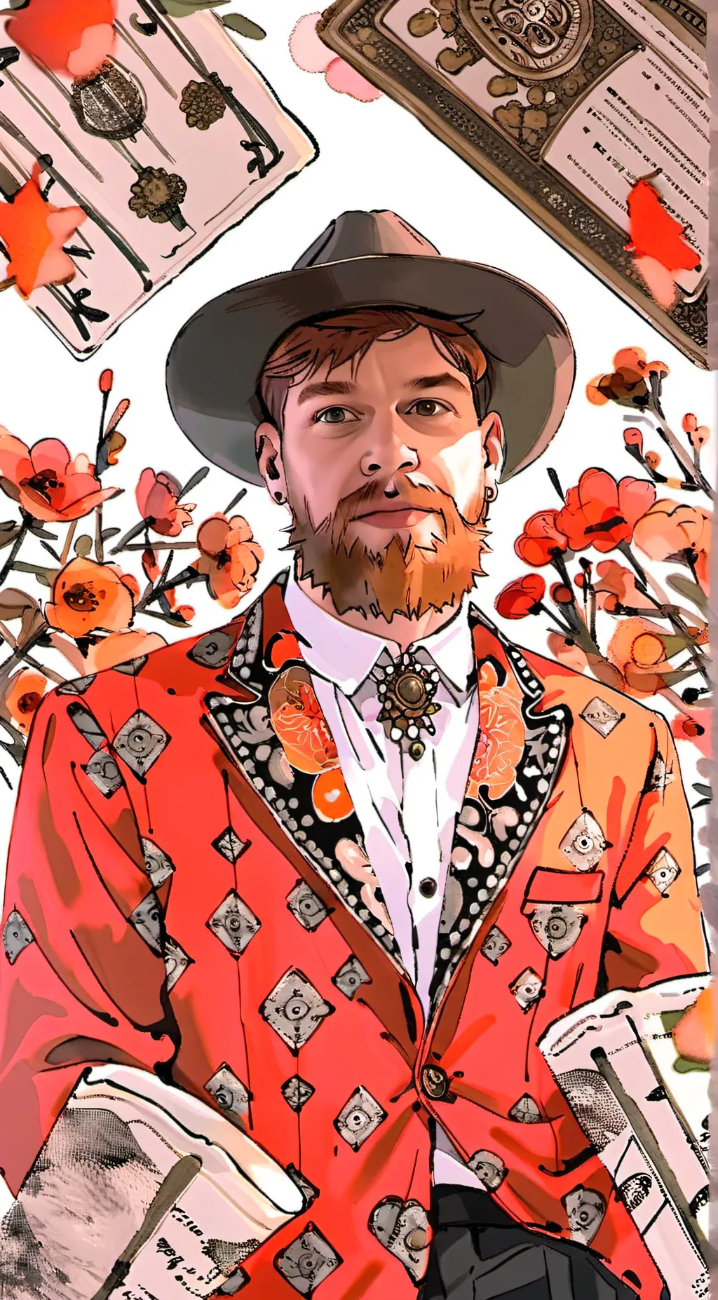 ai character: Cool dude background