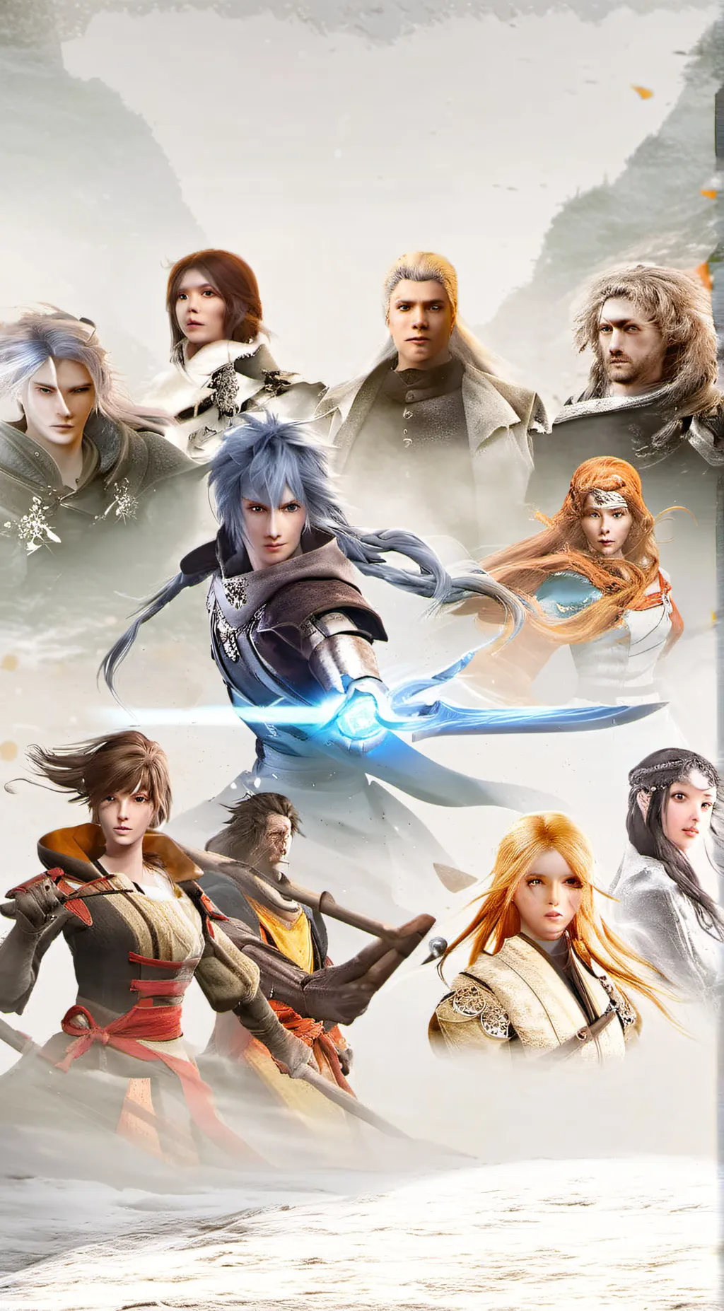 ai character: granblue fantasy  background