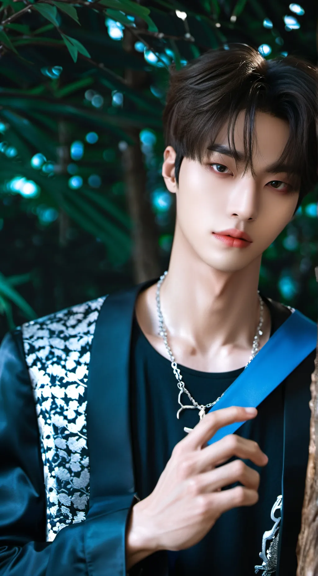 ai character: seonghwa ateez background