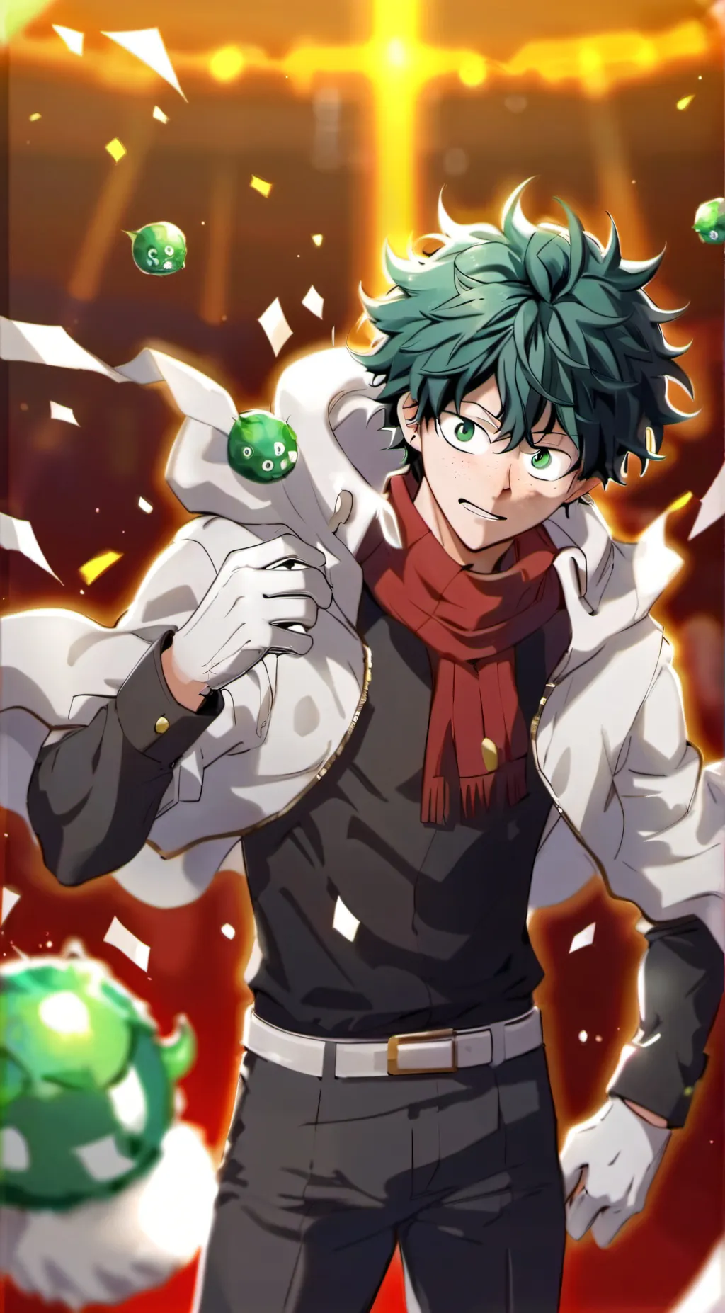 ai character: Deku  background