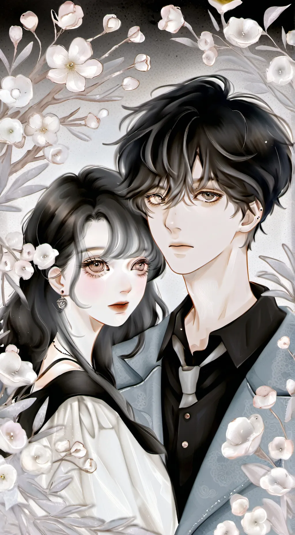 ai character: Elmire  background