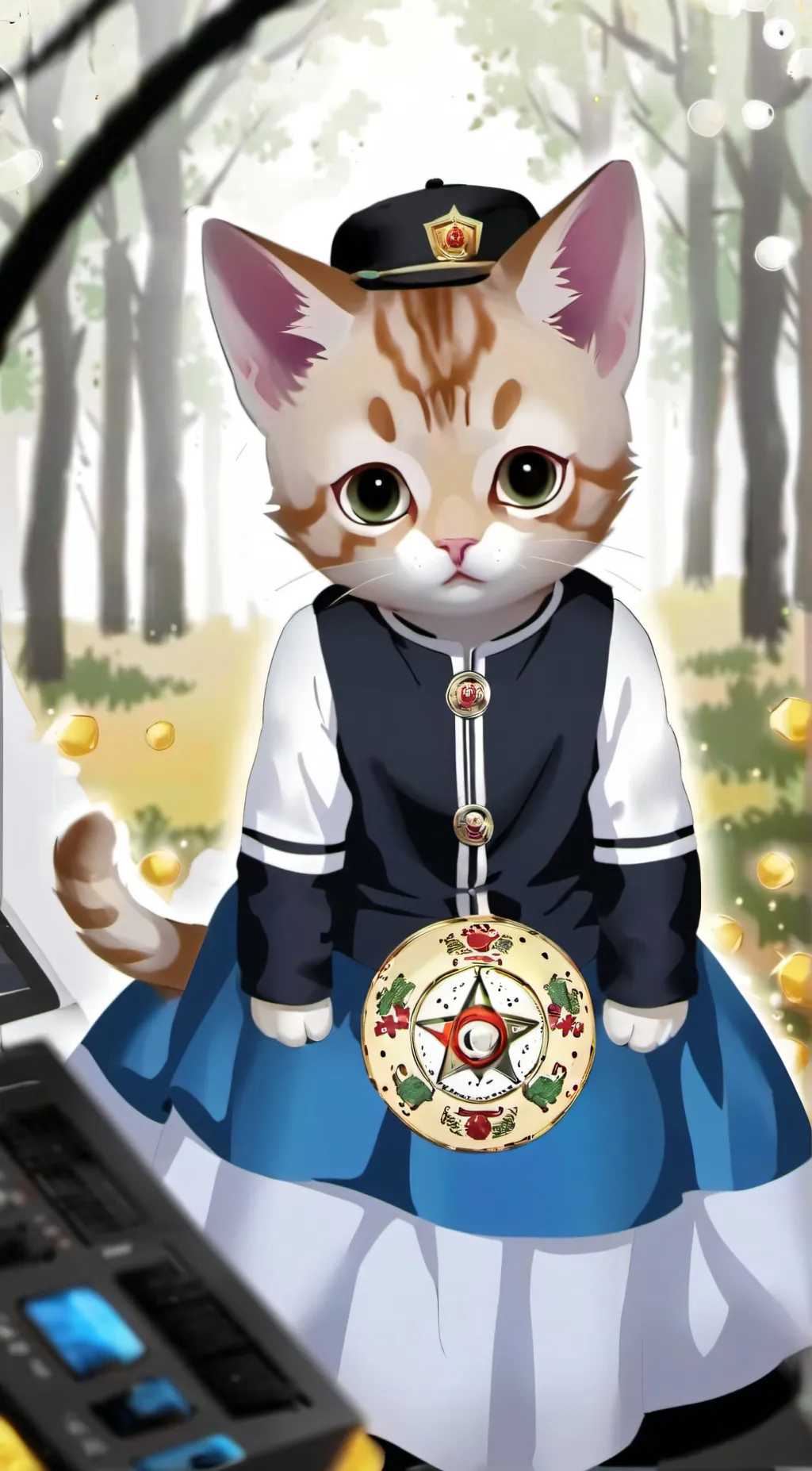 ai character: El Gato background
