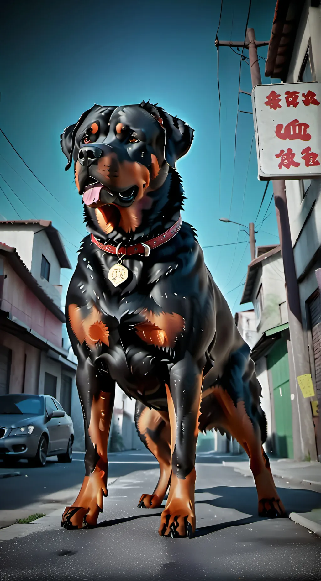 ai character: Chop background