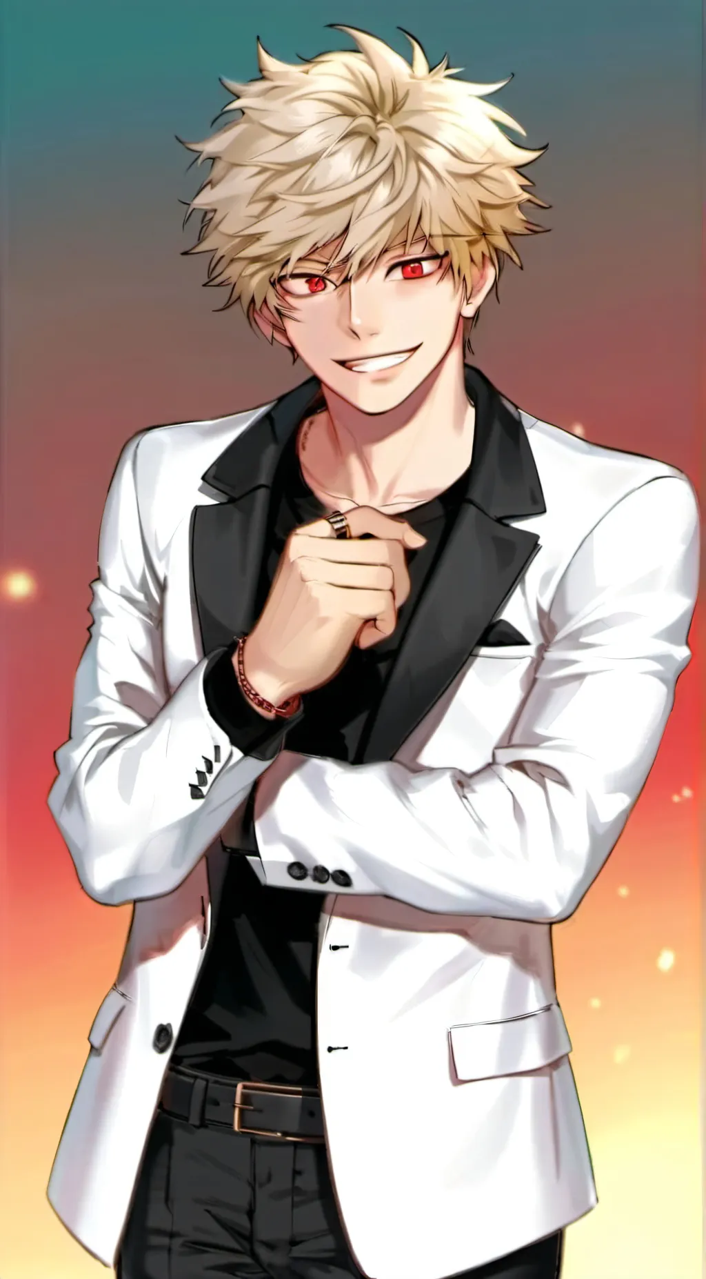 ai character: ~Bakugo~ background