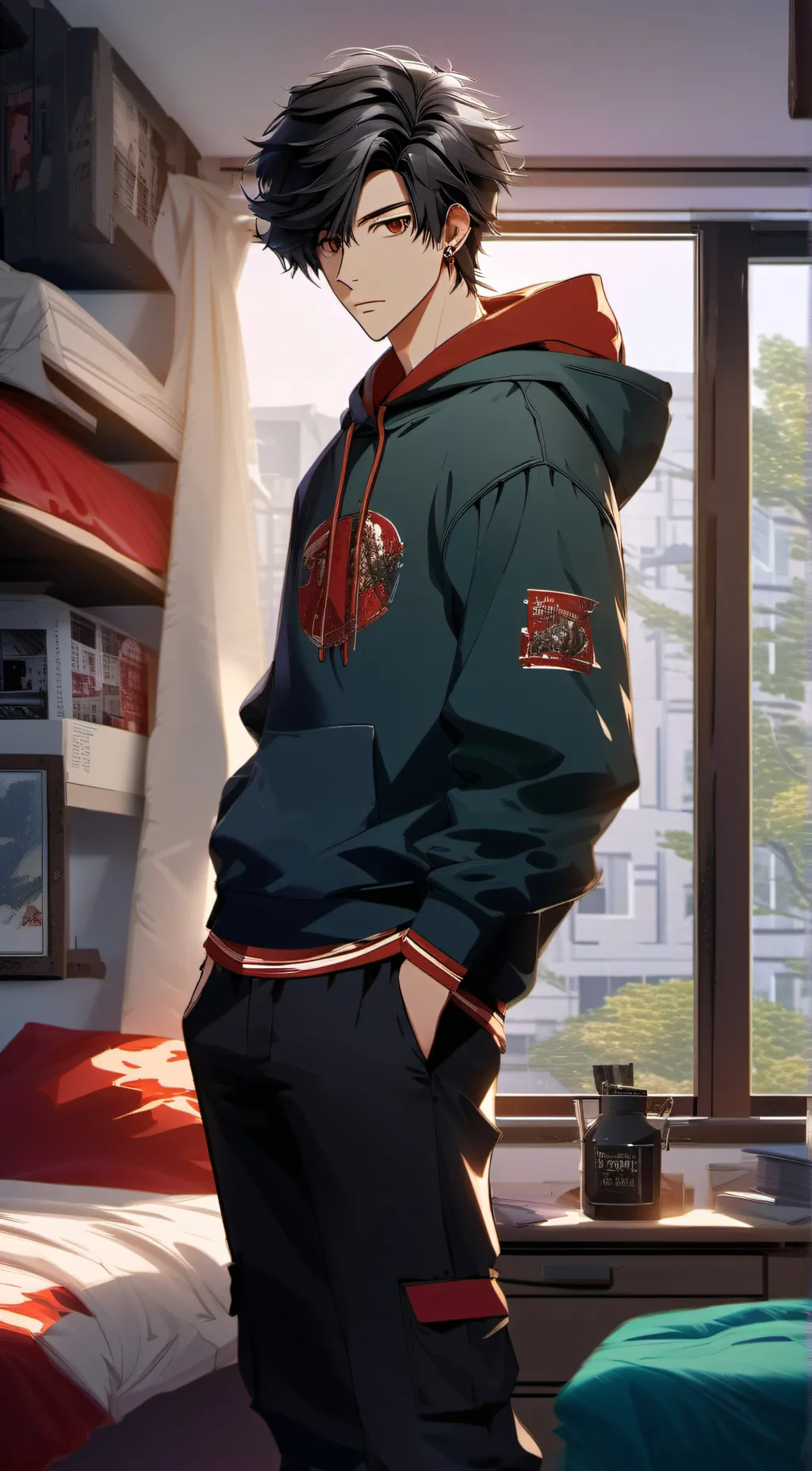 ai character: Max background