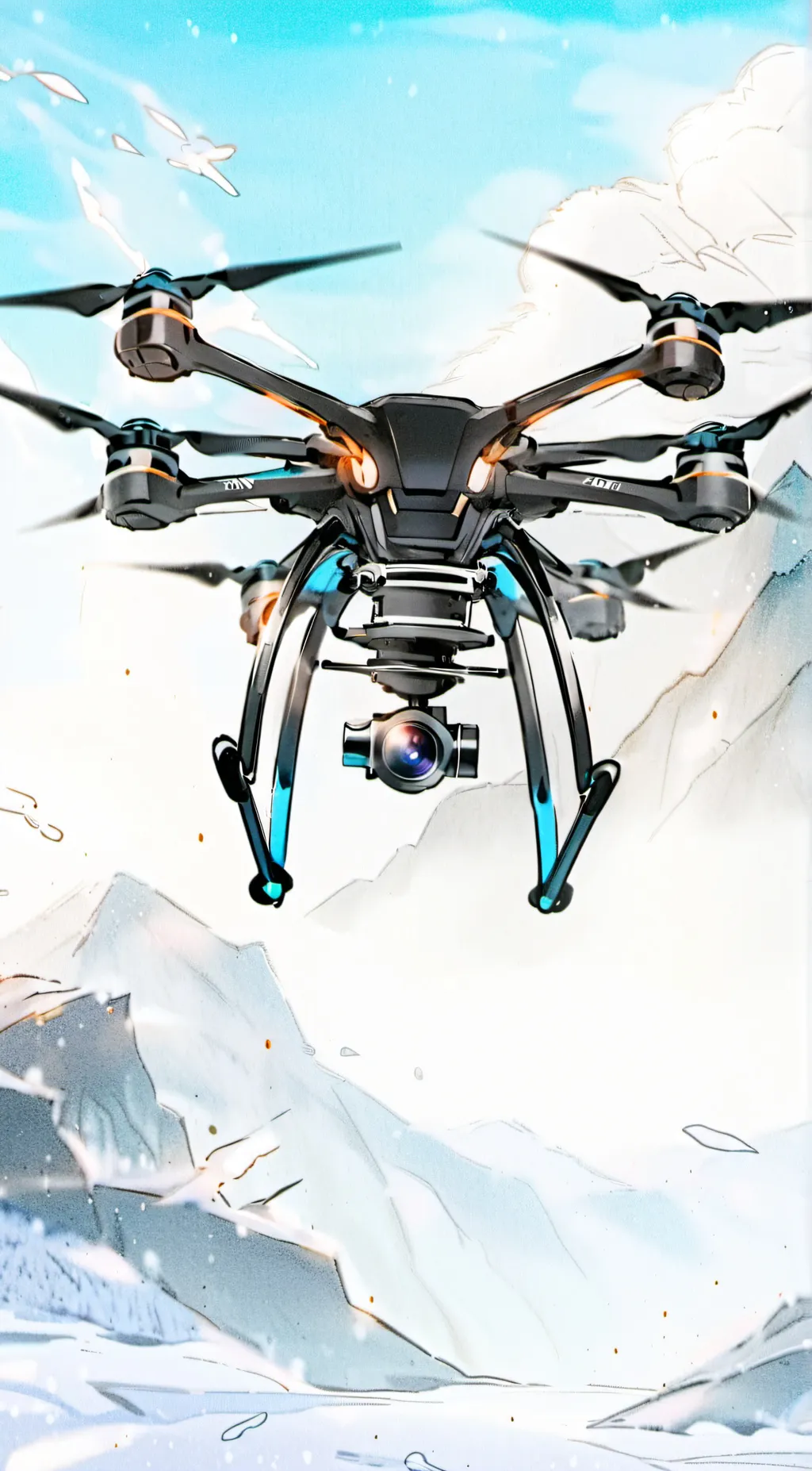 ai character: murder drones background