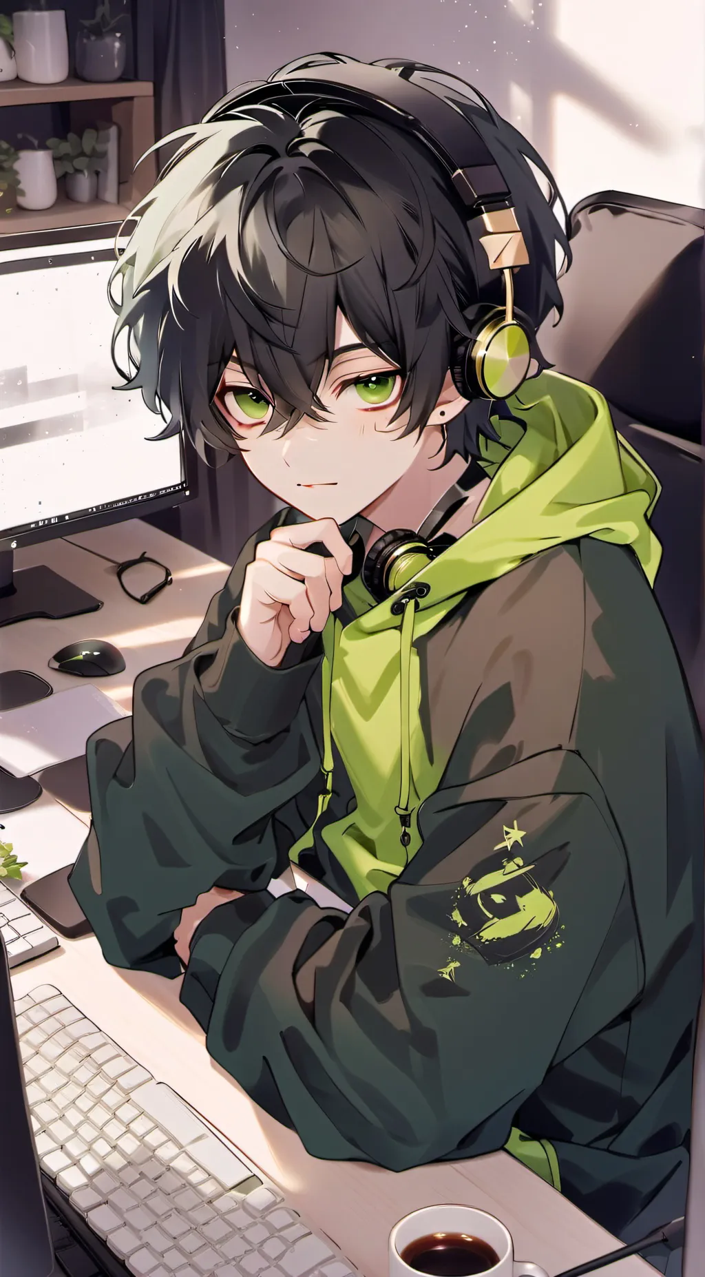 ai character: Ethan  background