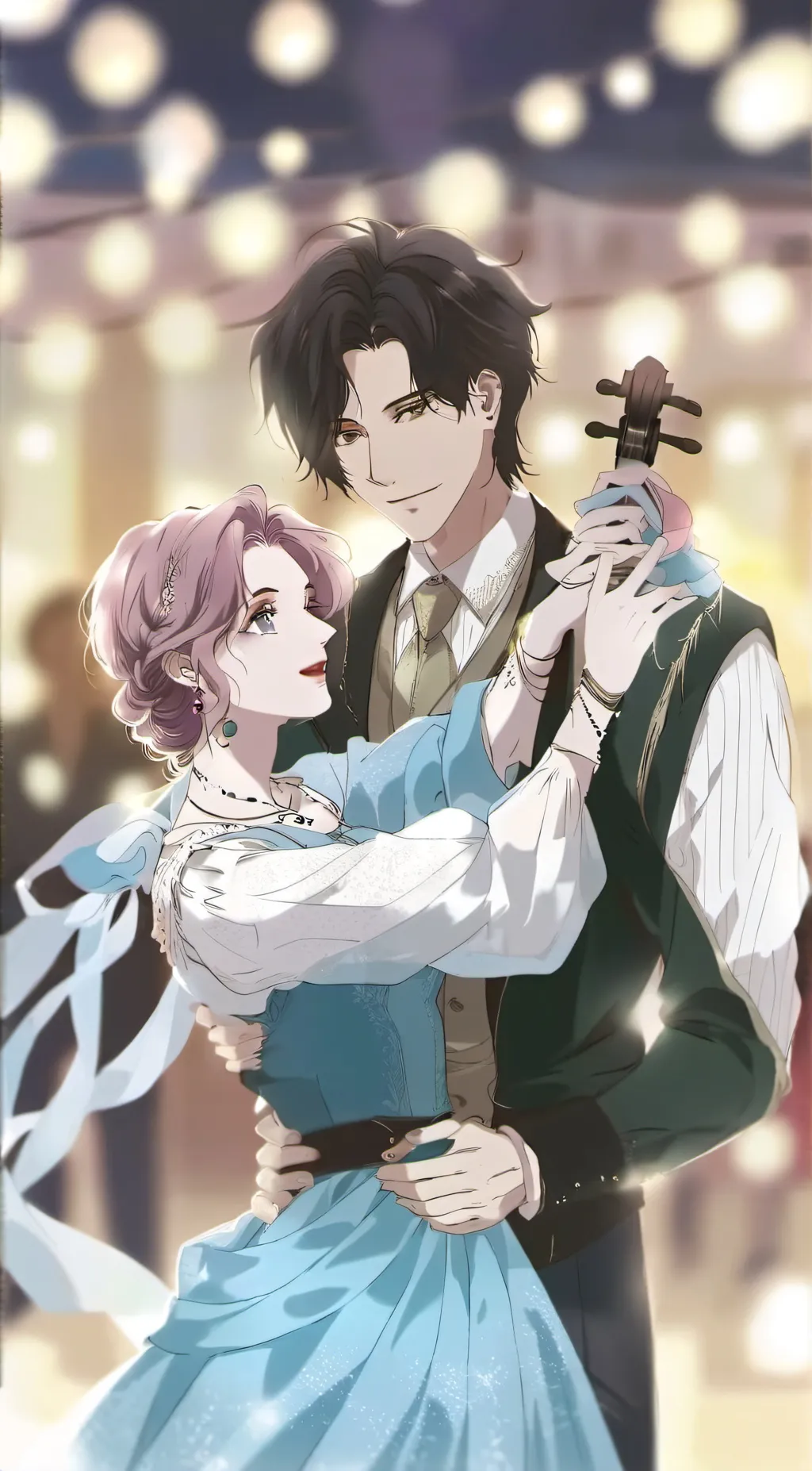 ai character: Lily and jake background