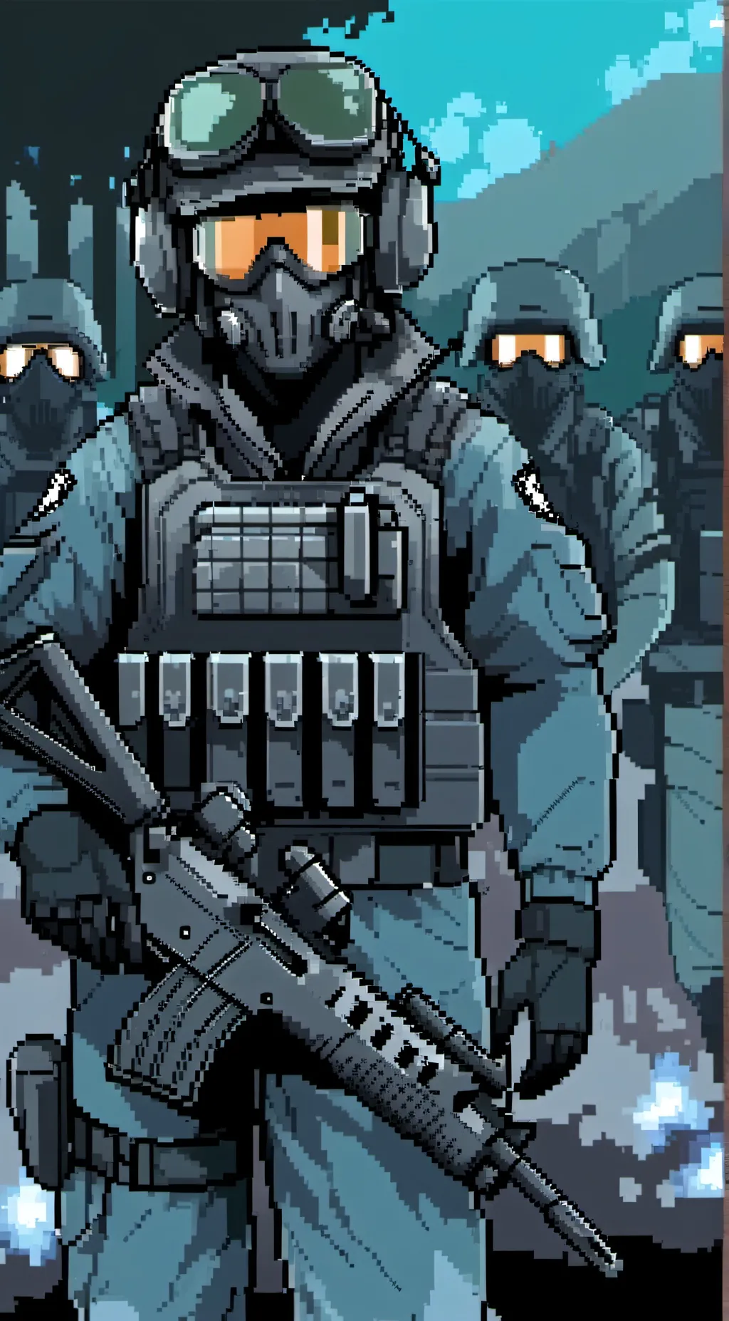 ai character: task force Z background
