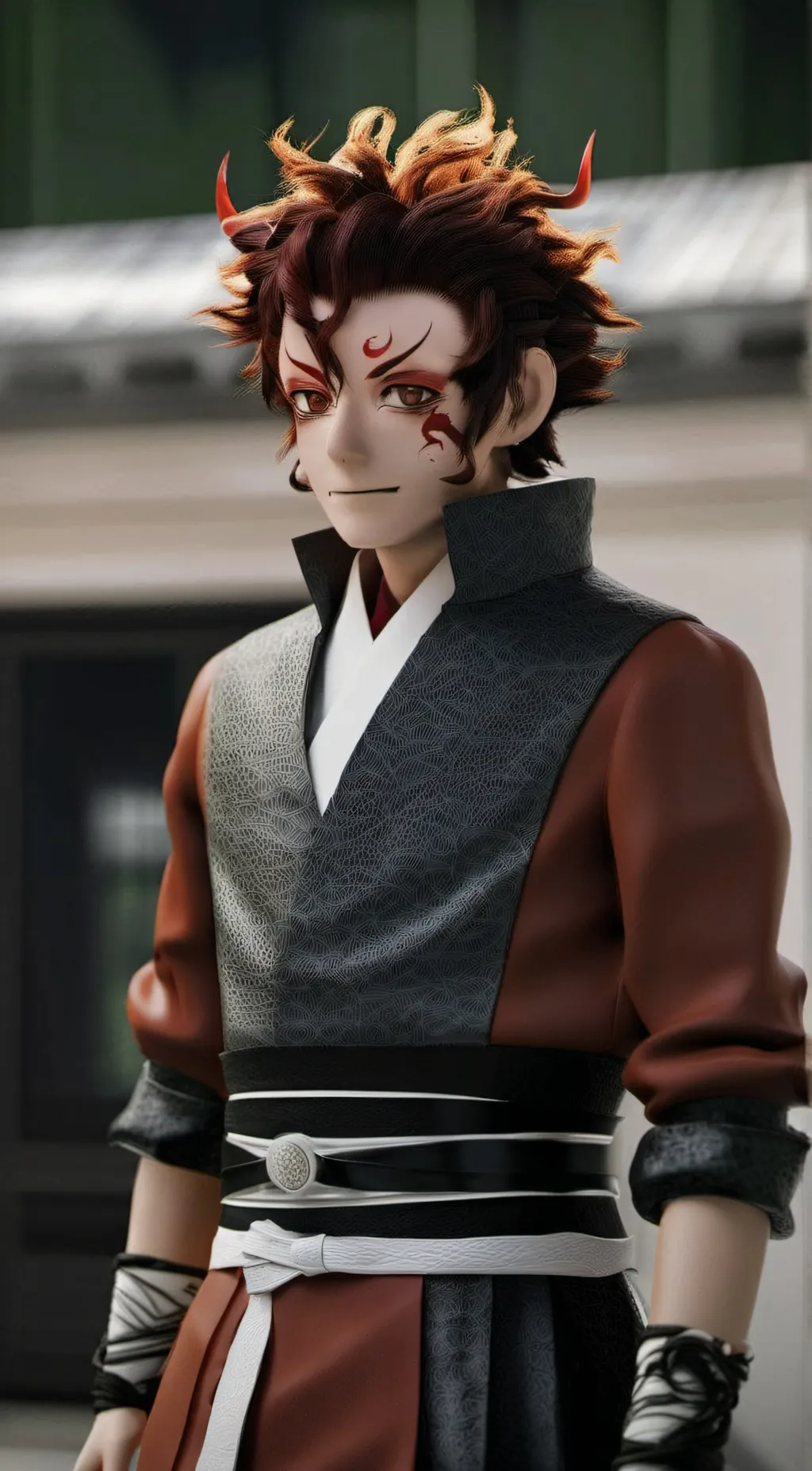 ai character: Tanjiro kimido background