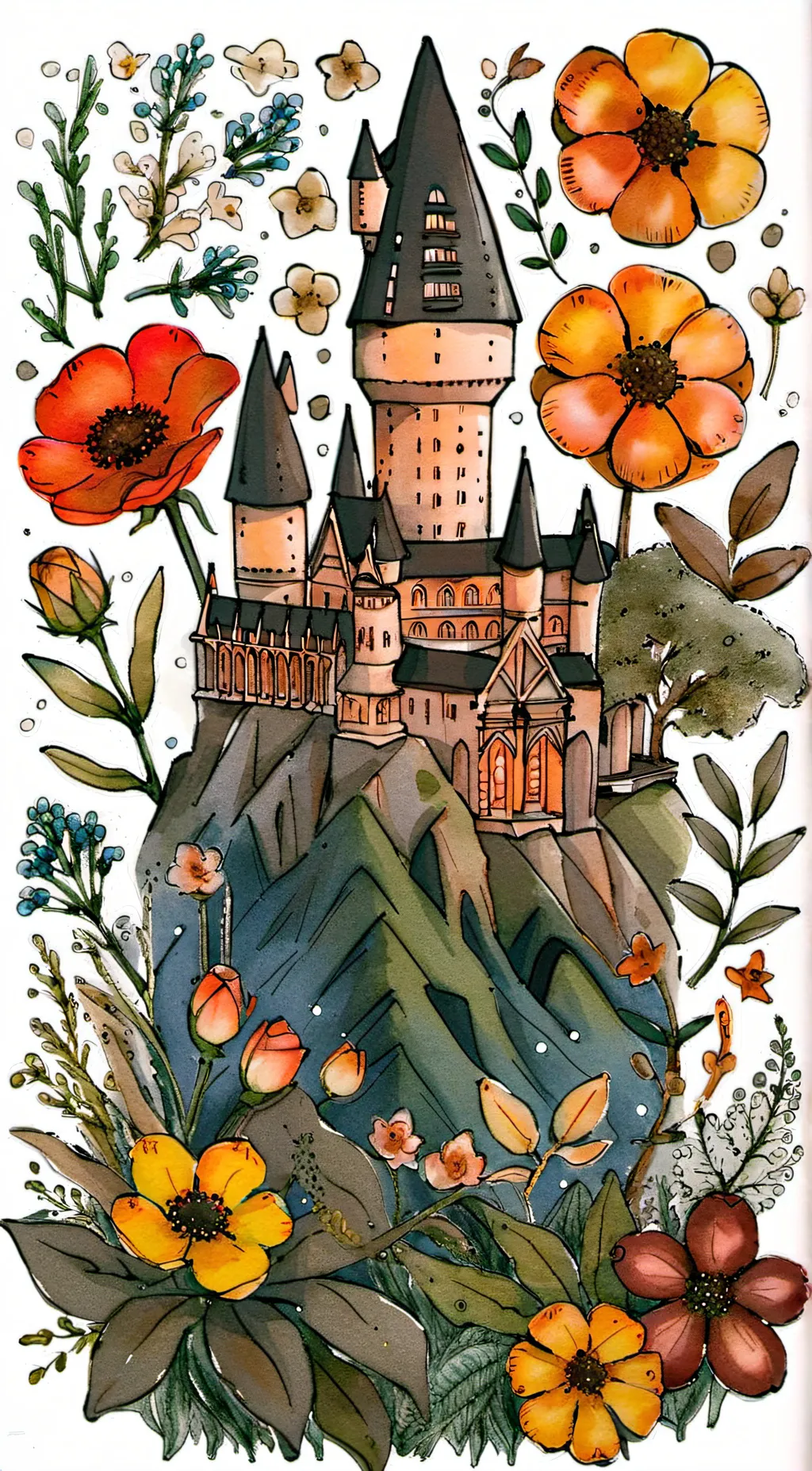 ai character: Hogwarts<3 background
