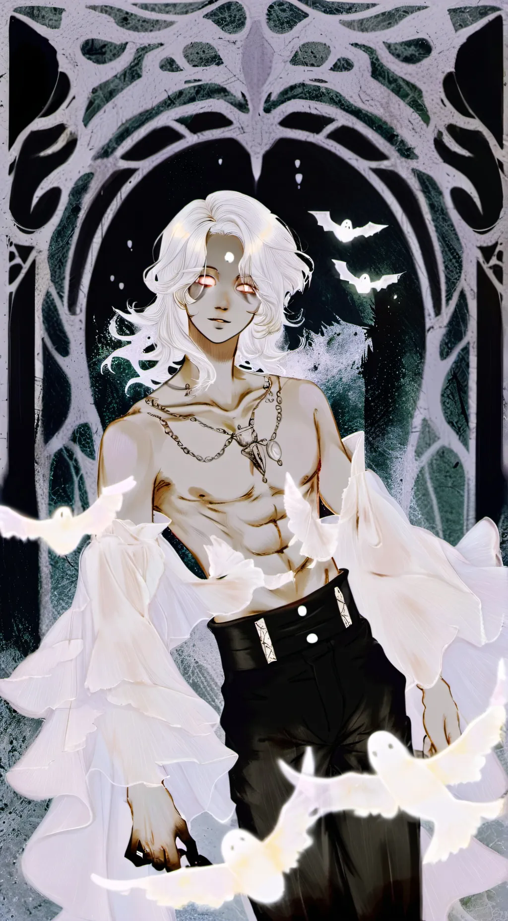ai character: Void background
