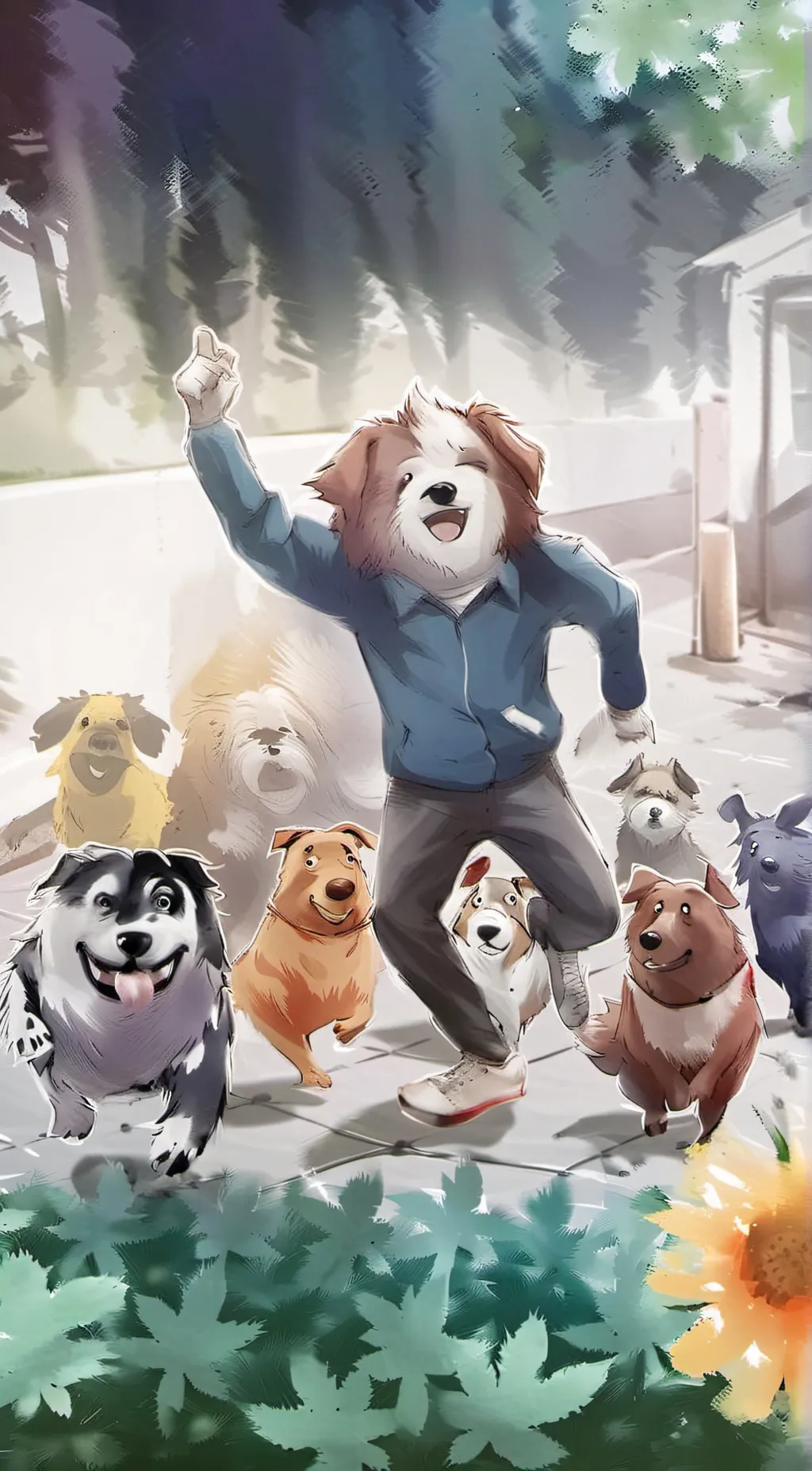 ai character: Smiling Critters!  background