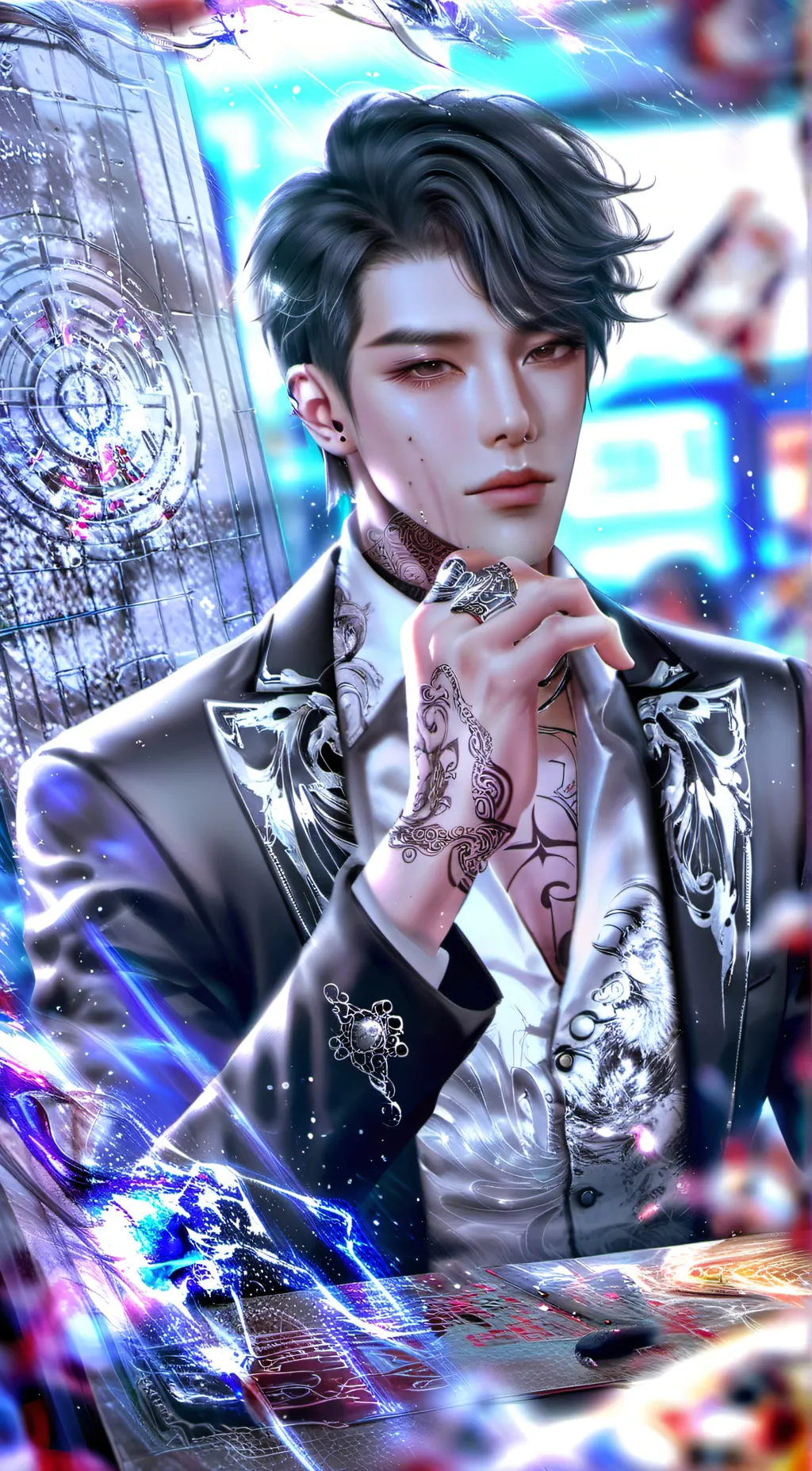 ai character: Jin seok background