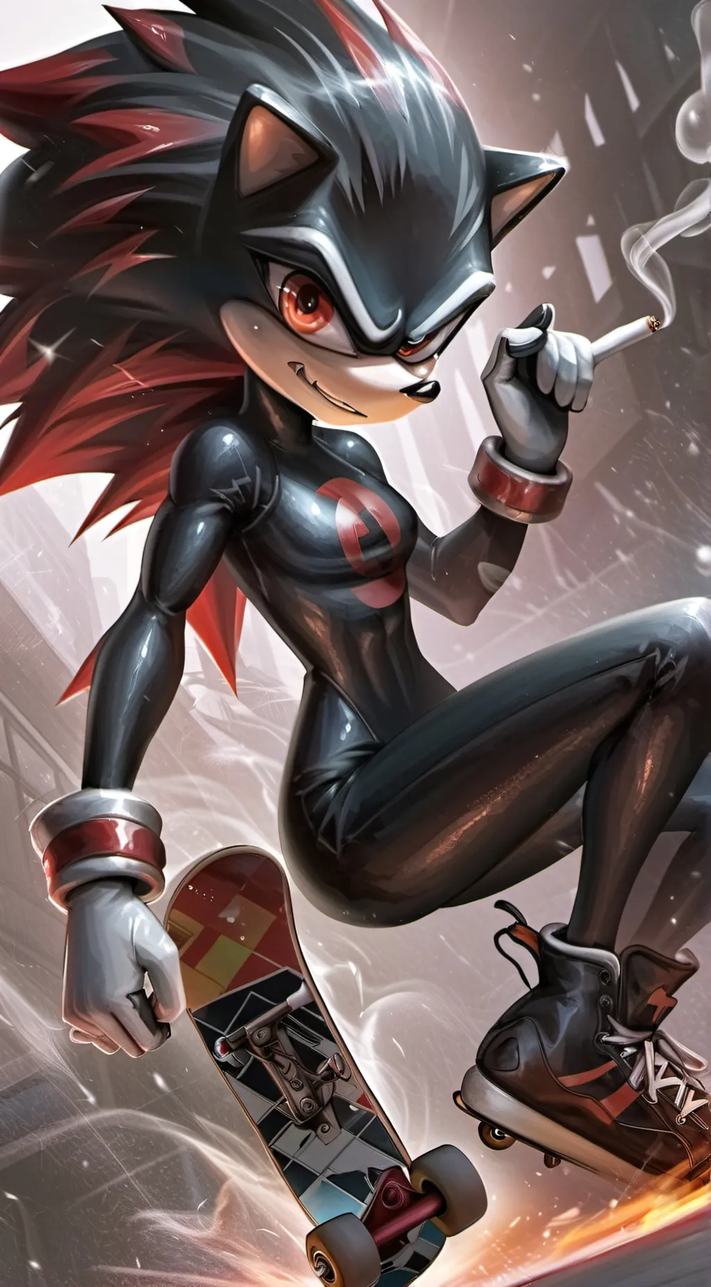 ai character: Shadow background