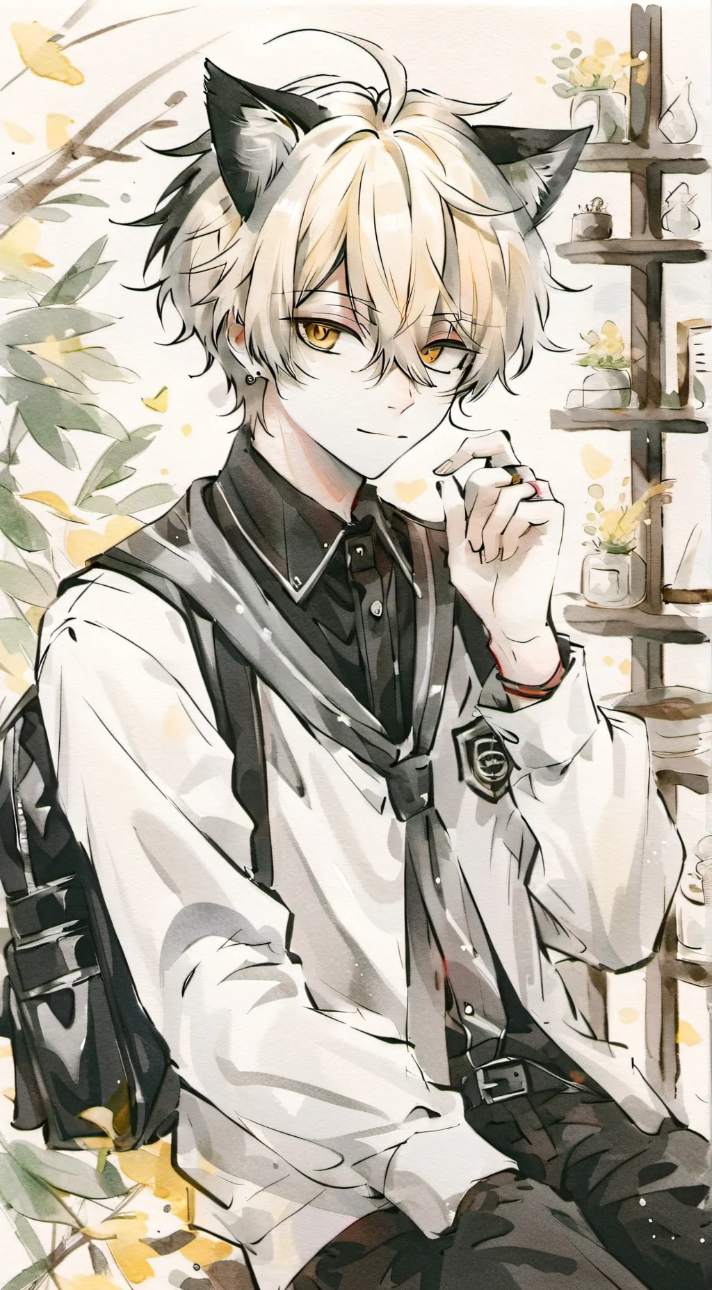 ai character: Oliver background