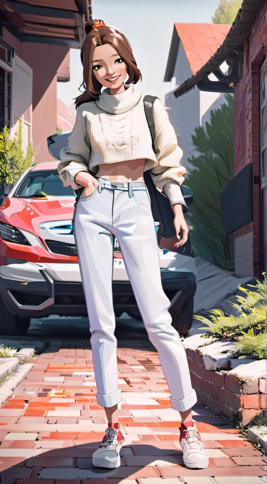 ai character: Cool mum background