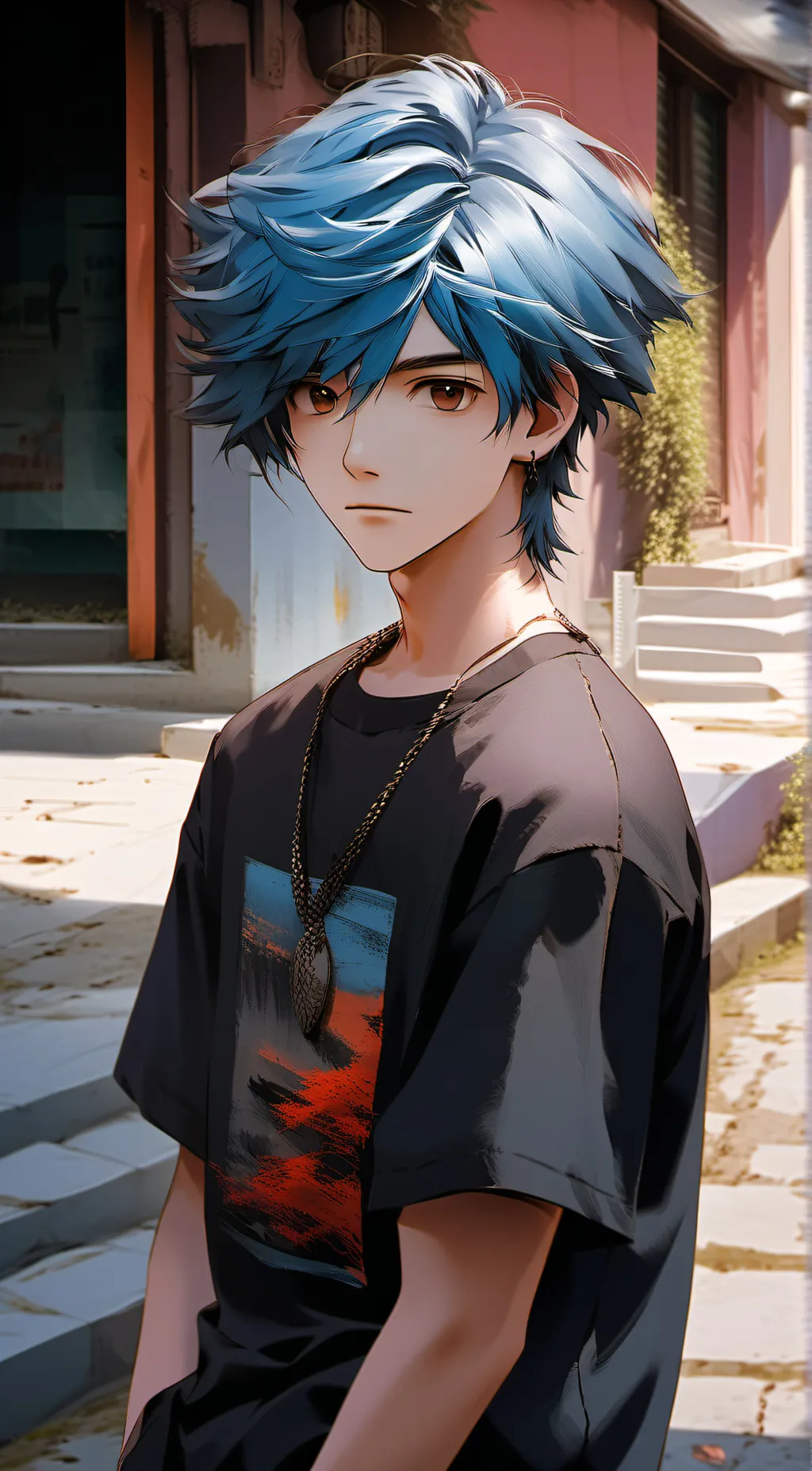 ai character: Thomas  background