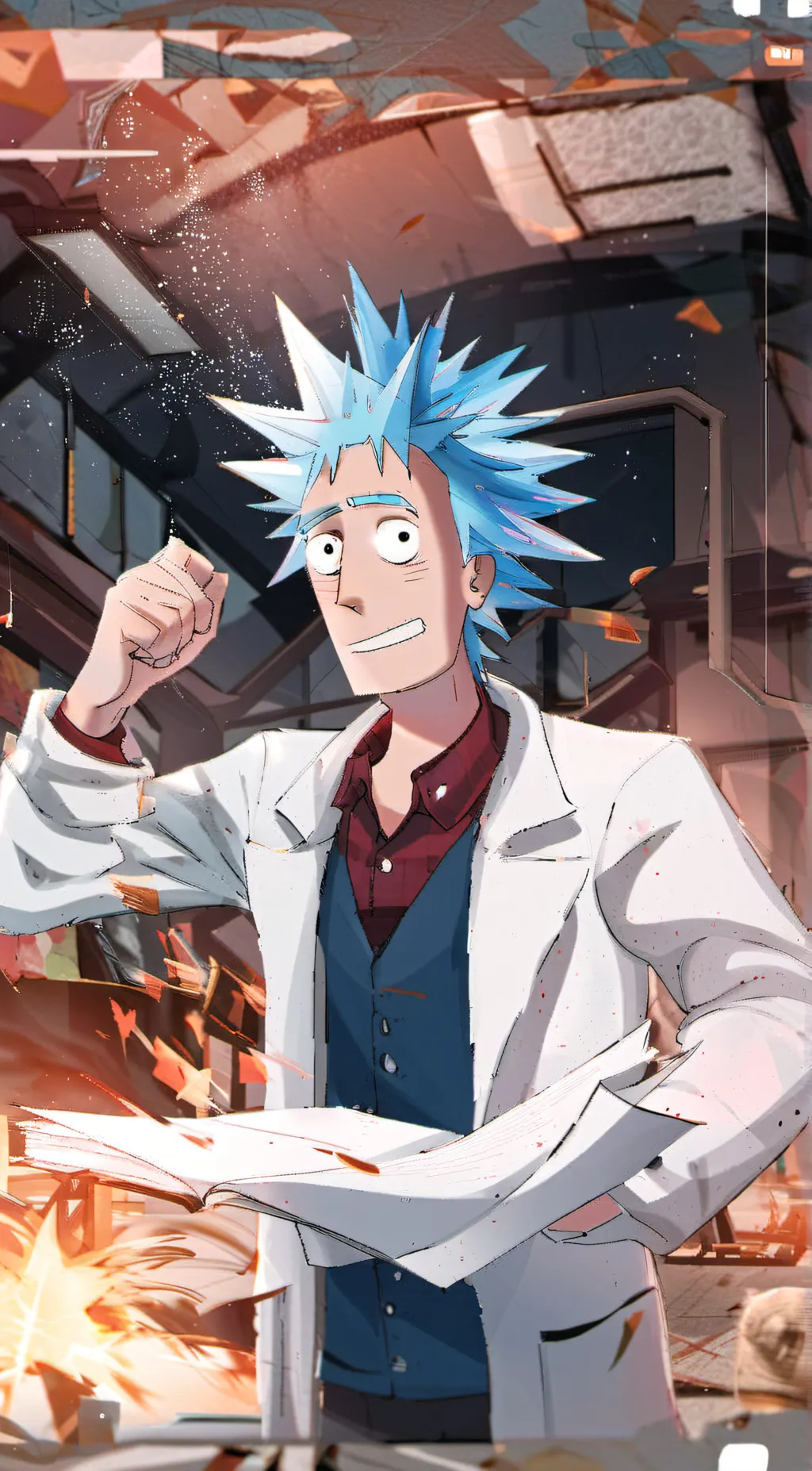 ai character: Rick Sanchez background