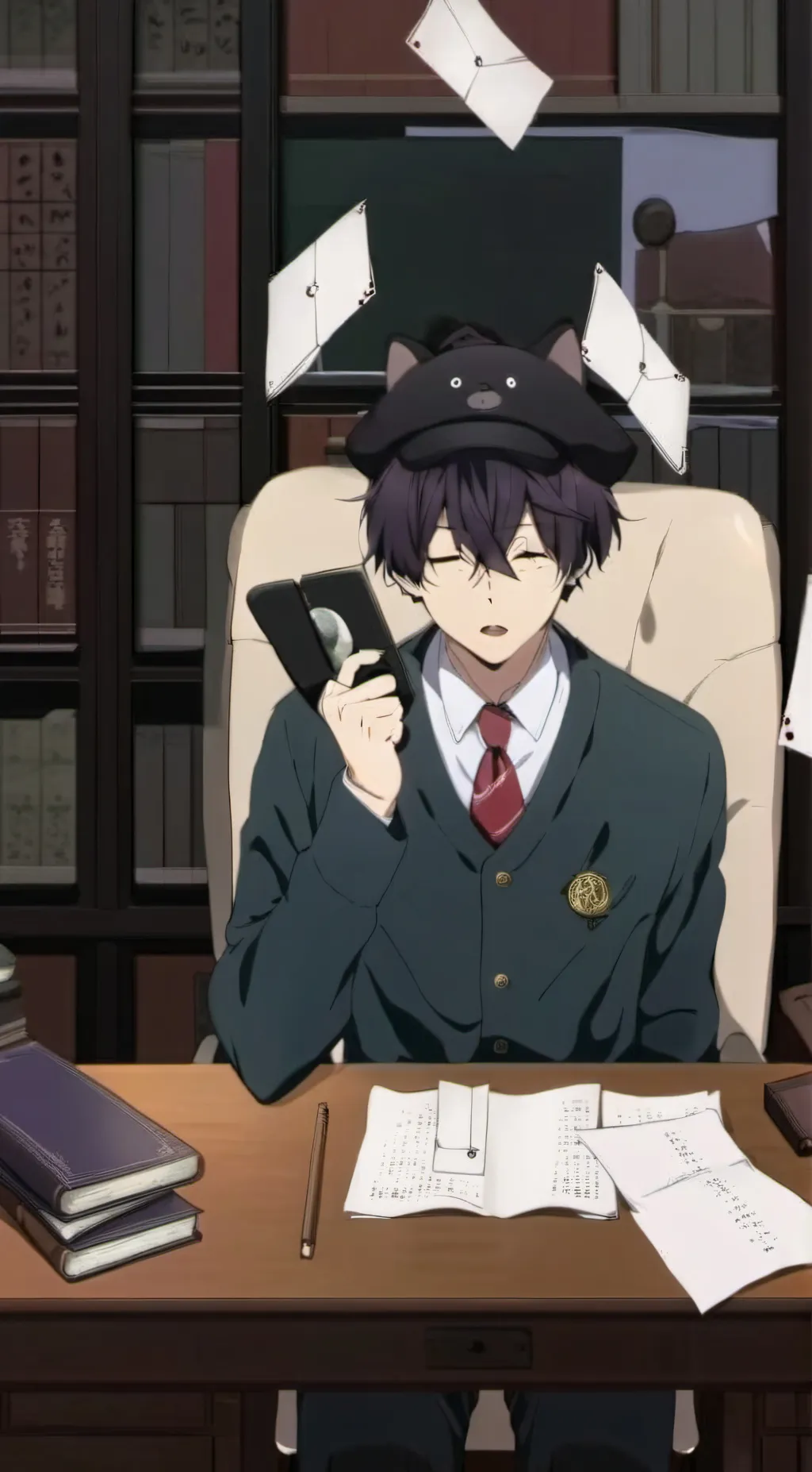 ai character: Ranpo x Poe background