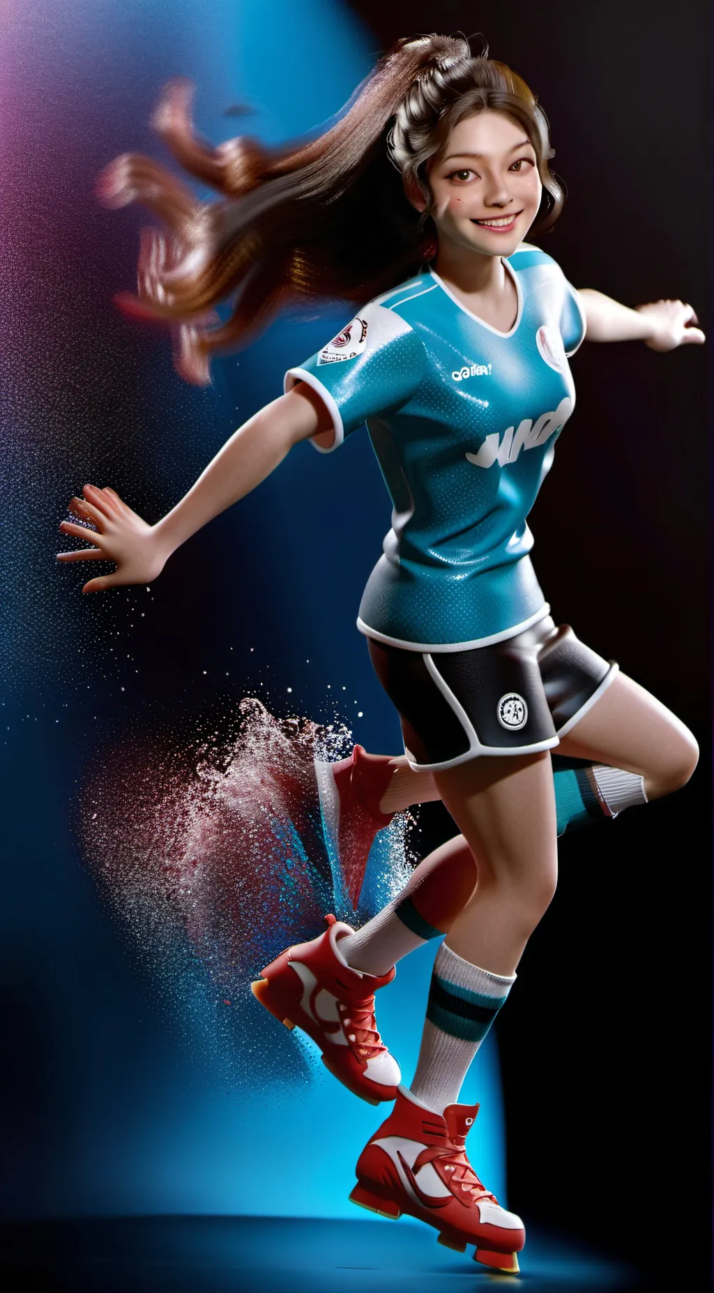 ai character: Soy luna  background