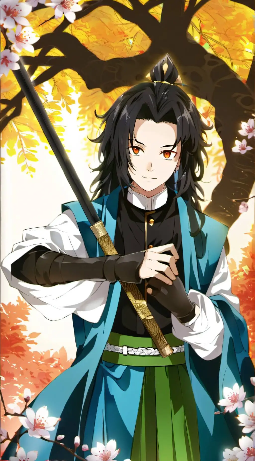 ai character: Hashiras background