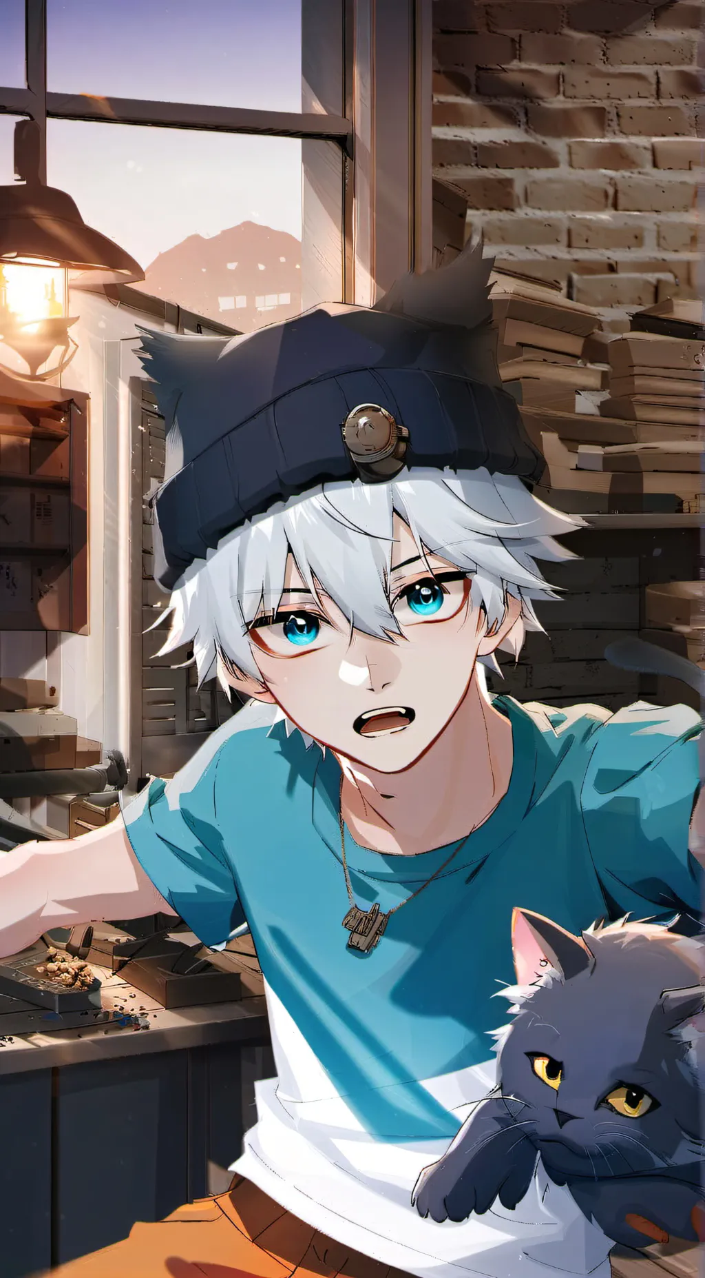 ai character: Alex!! background