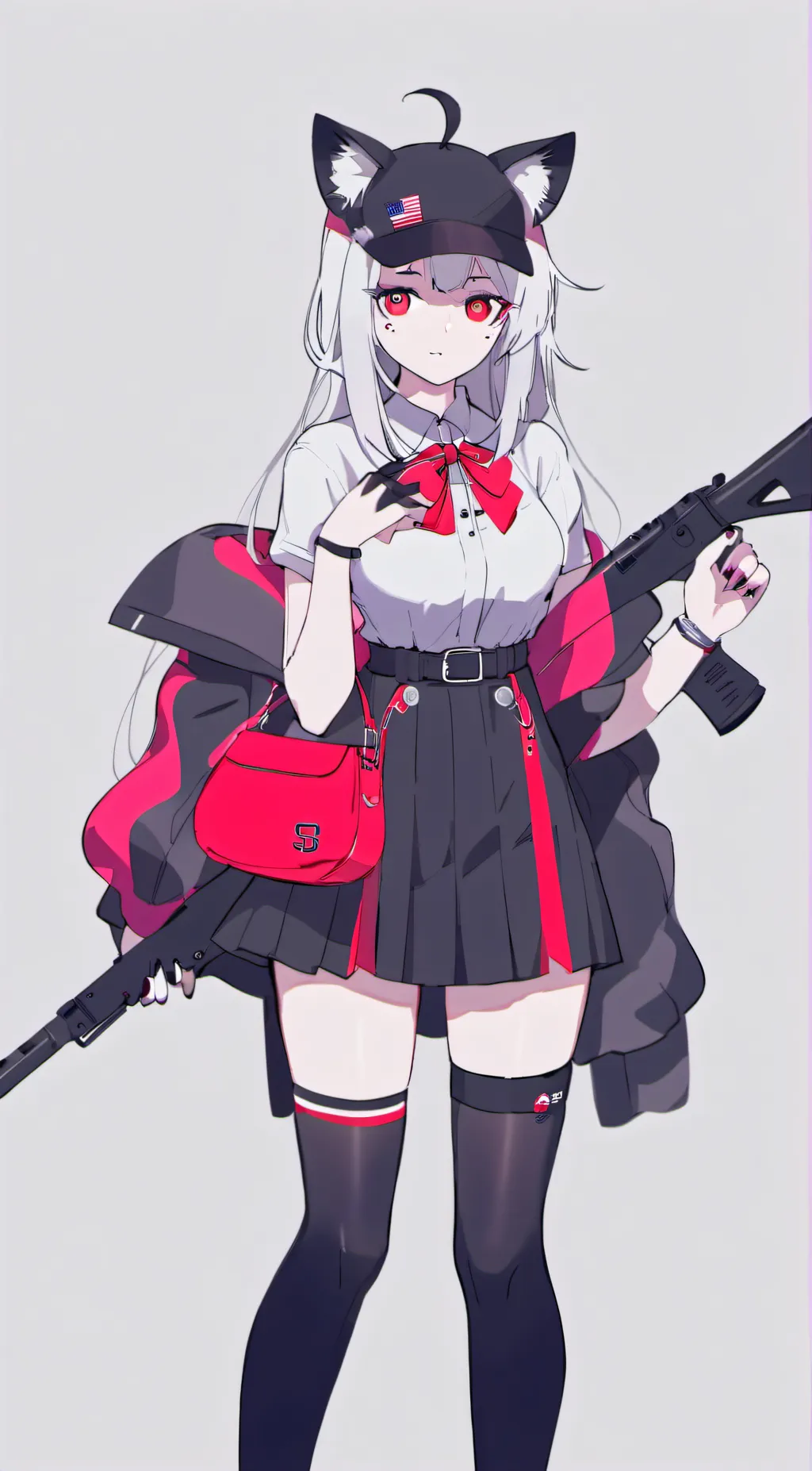 ai character: Ashley  background