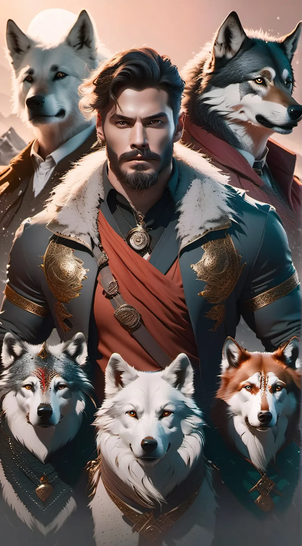 ai character: wolfs and the guy background