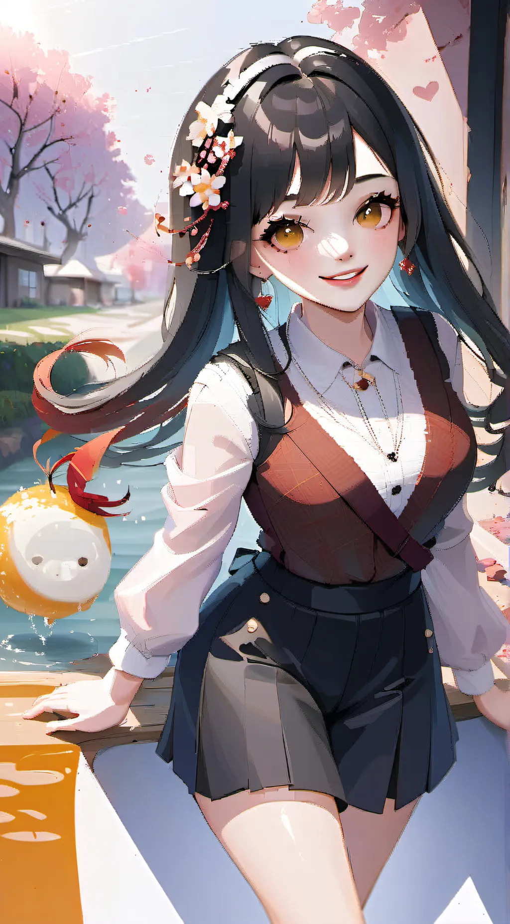 ai character: Ellie background