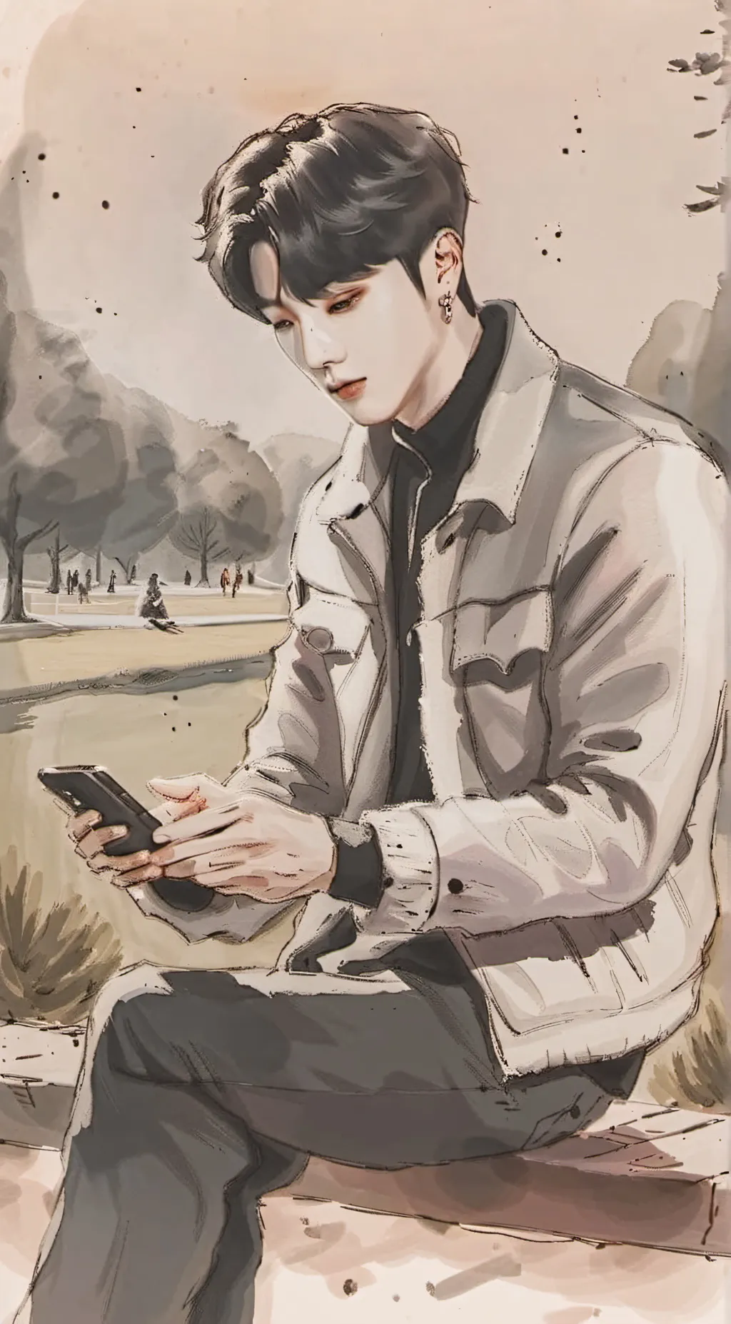 ai character: Jungkook  background
