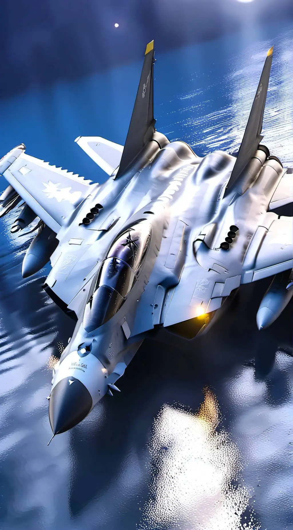 ai character: F 15 background
