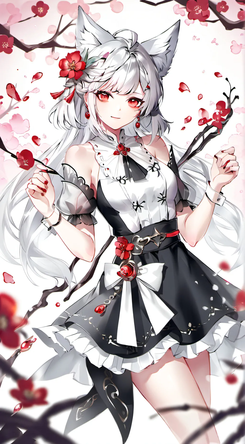 ai character: meow  background