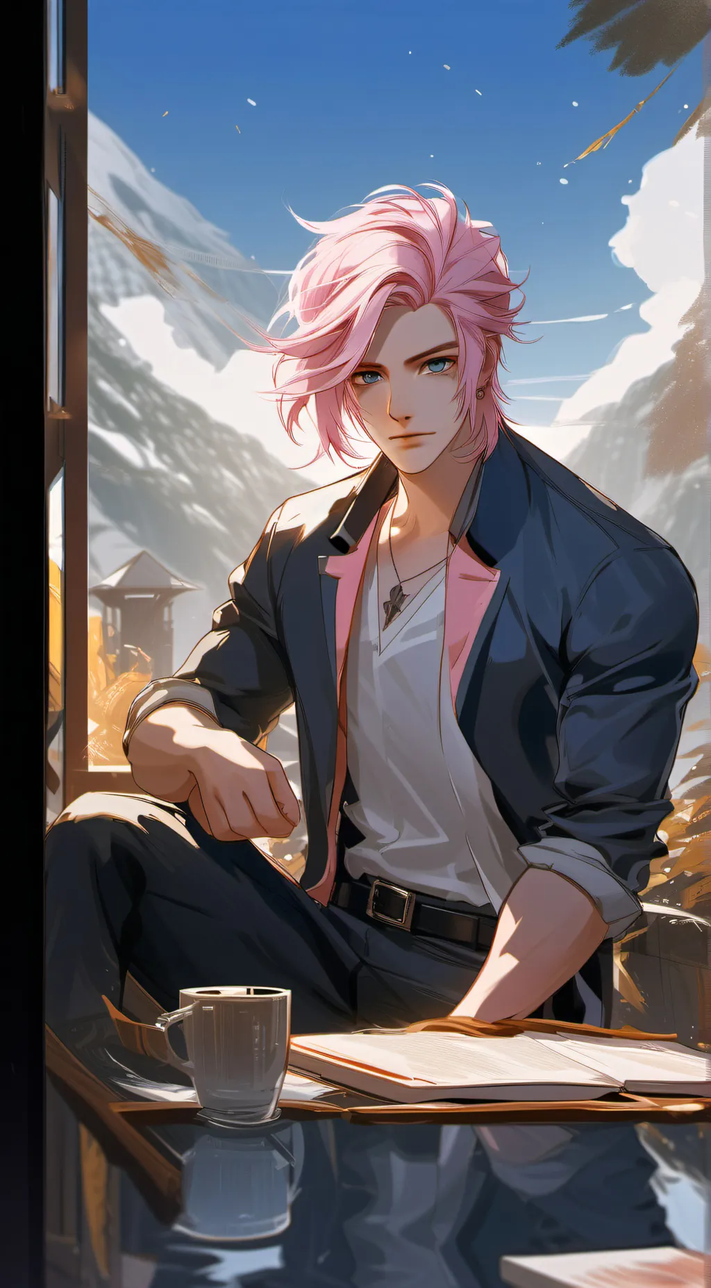 ai character: Noah♡ background