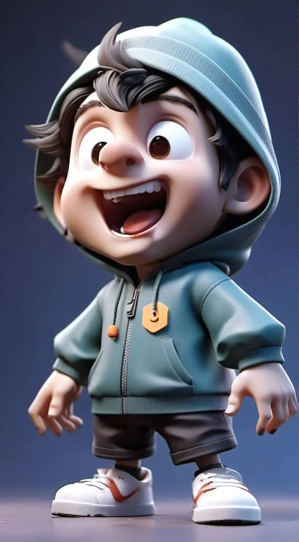 ai character: IPad Kid background