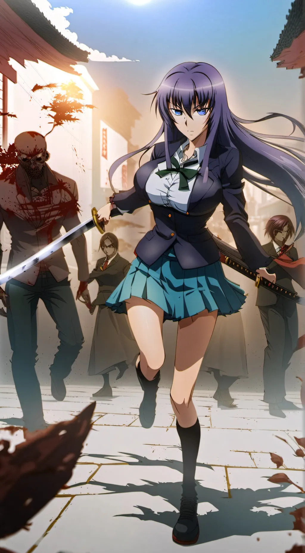 ai character: Saeko background