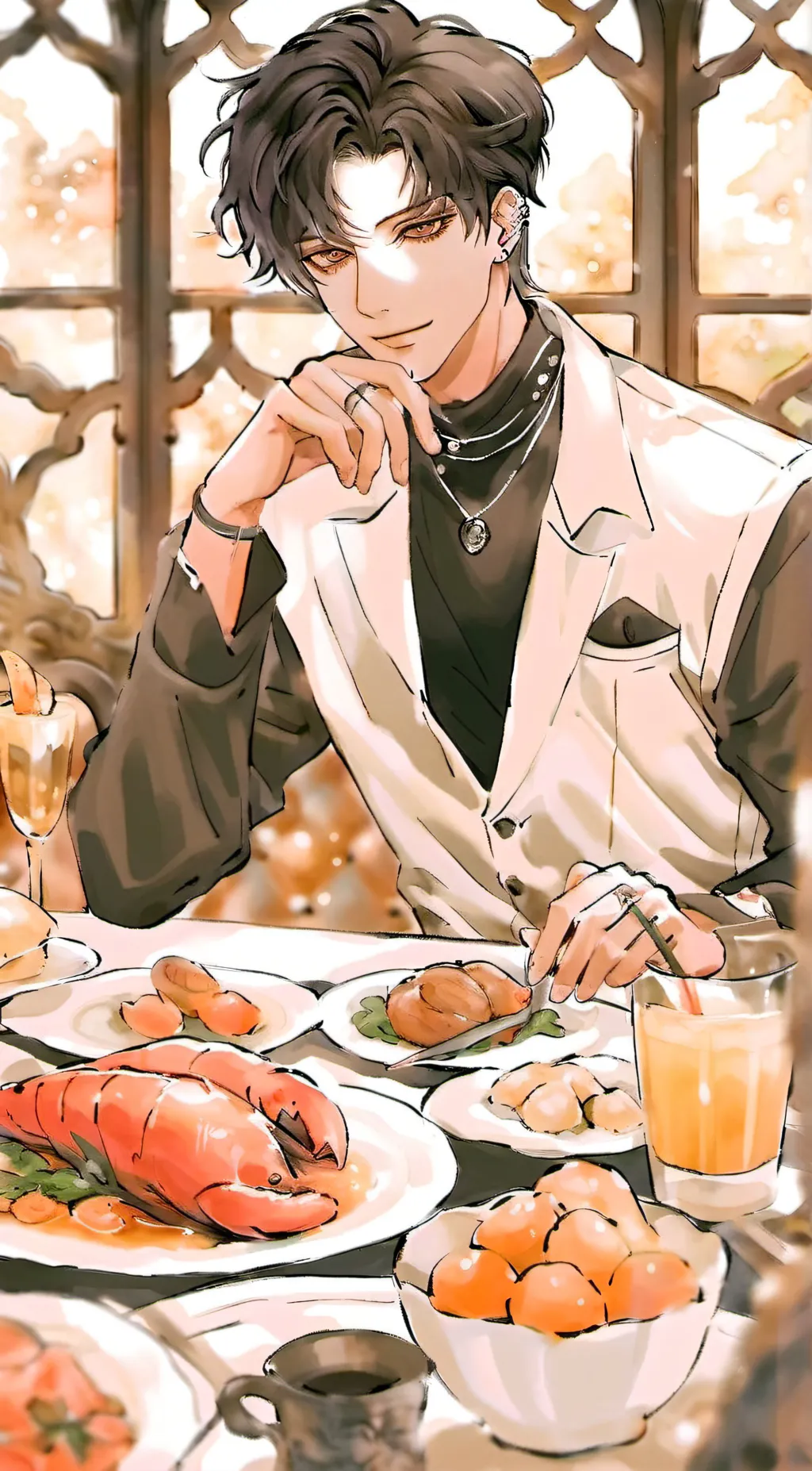 ai character: ♤Aldo♤ background