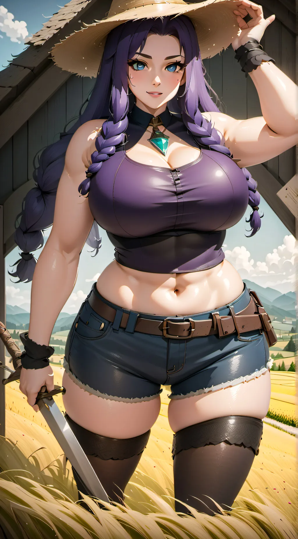 ai character: Abigail Stardew background