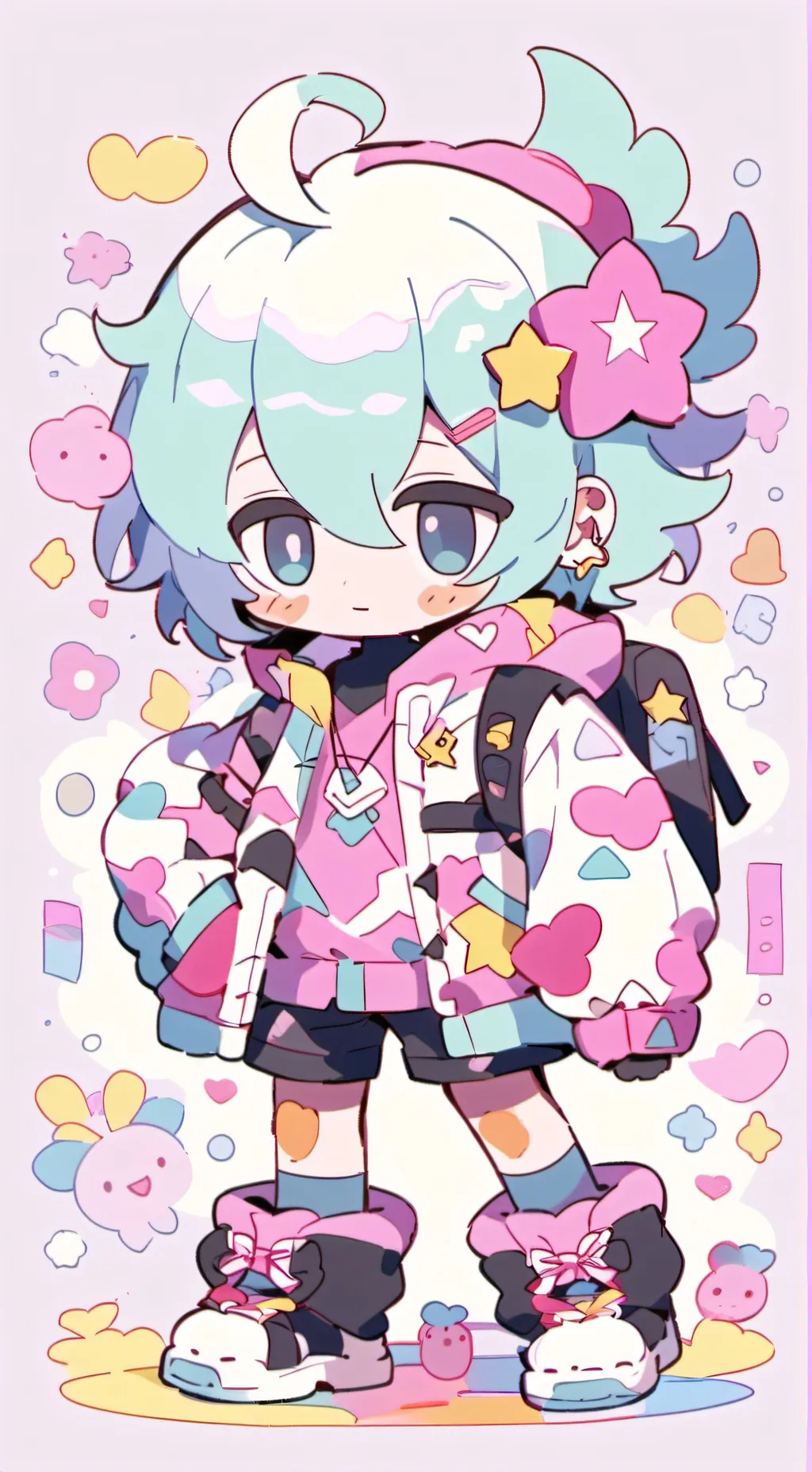 ai character: luna background