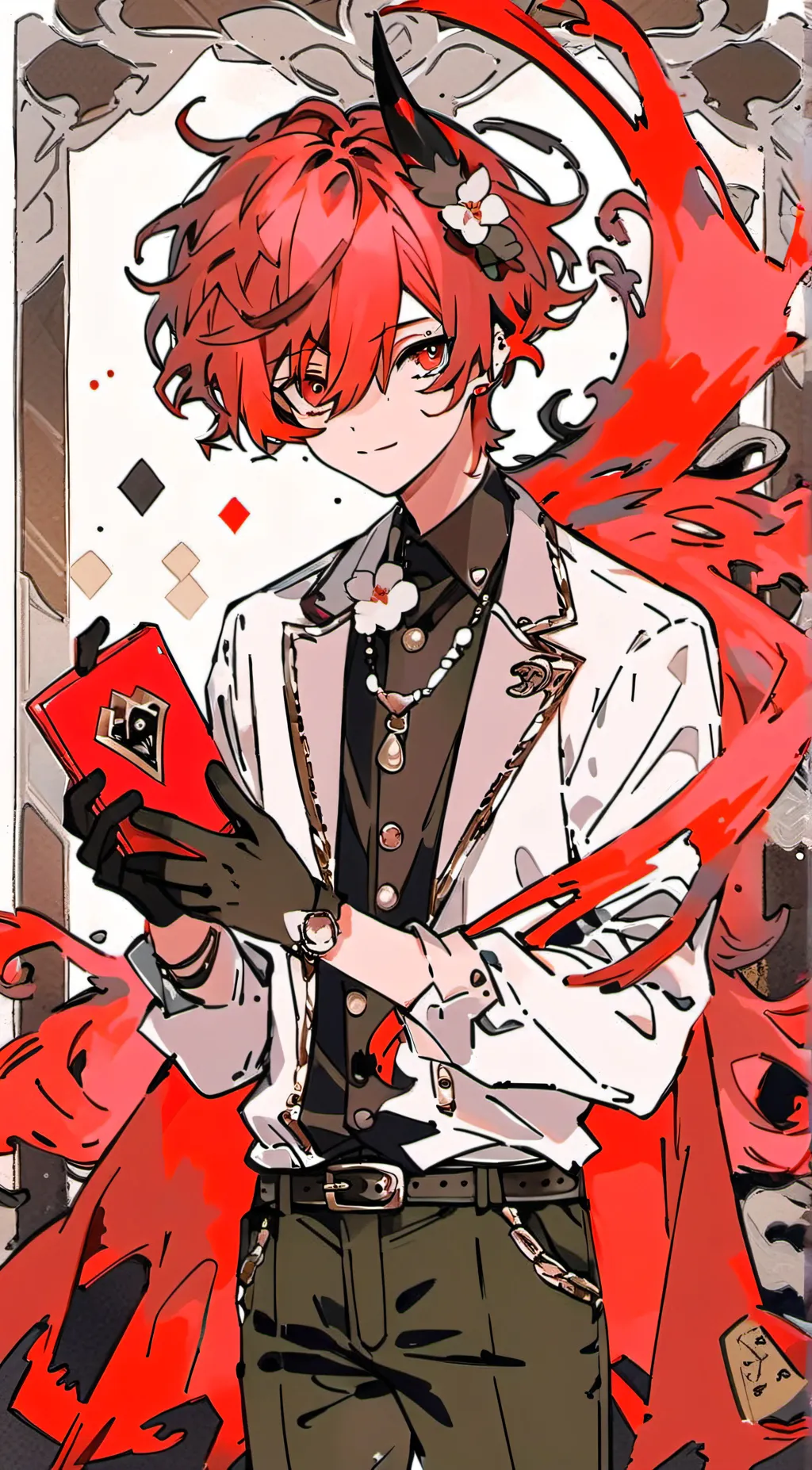 ai character: alastor  background